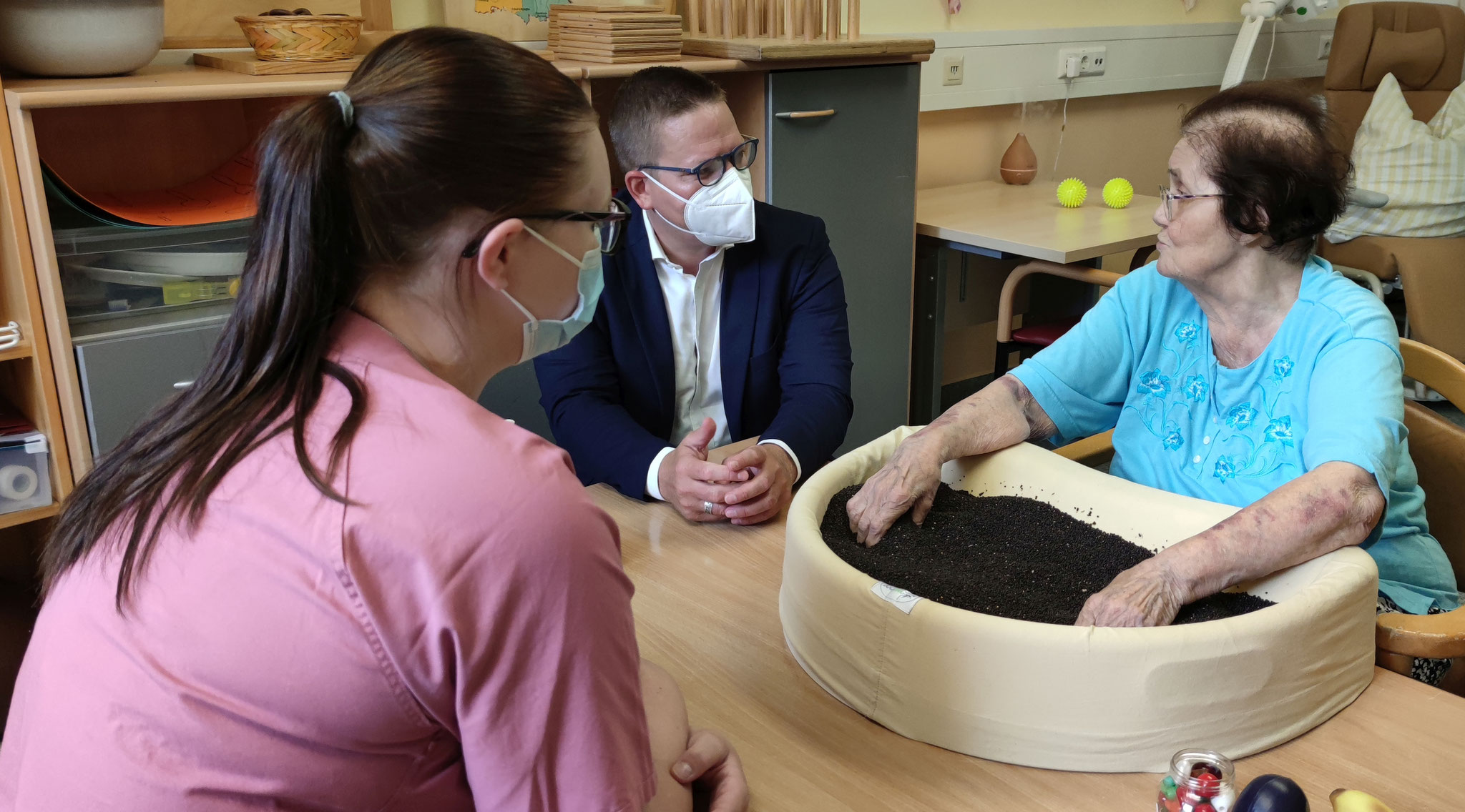 Krankenhausbesichtigung mit Herrn Tino Sorge, MdB, 2021