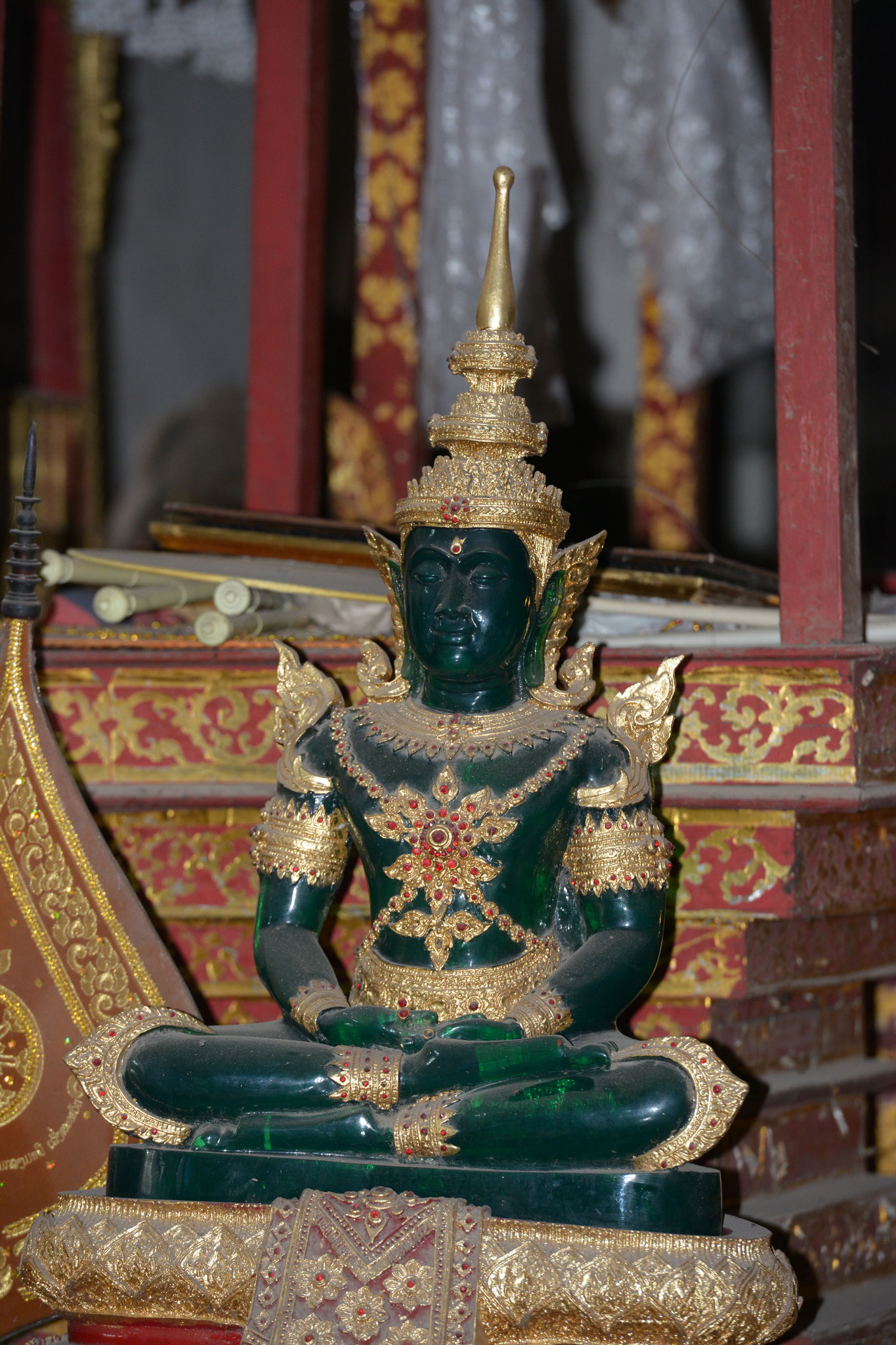 Ein Smaragd Buddha