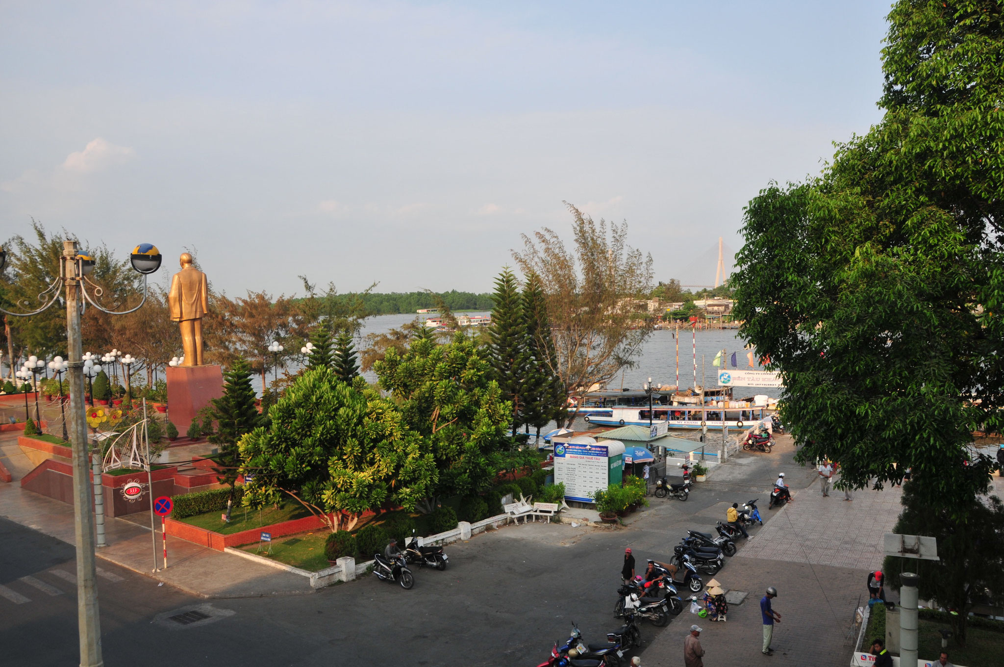 Aussicht vom Nam Bo Boutique Hotel