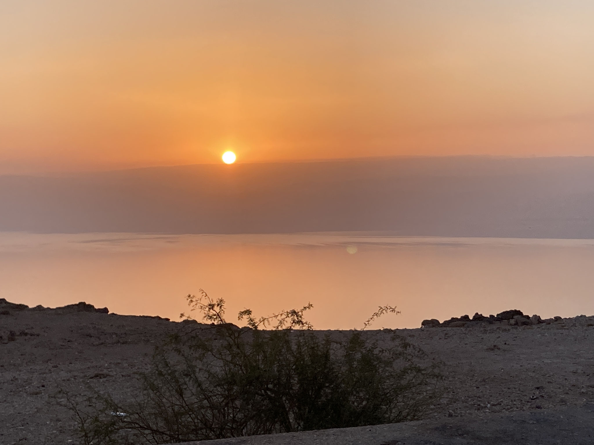 Sonnenuntergang am Toten Meer