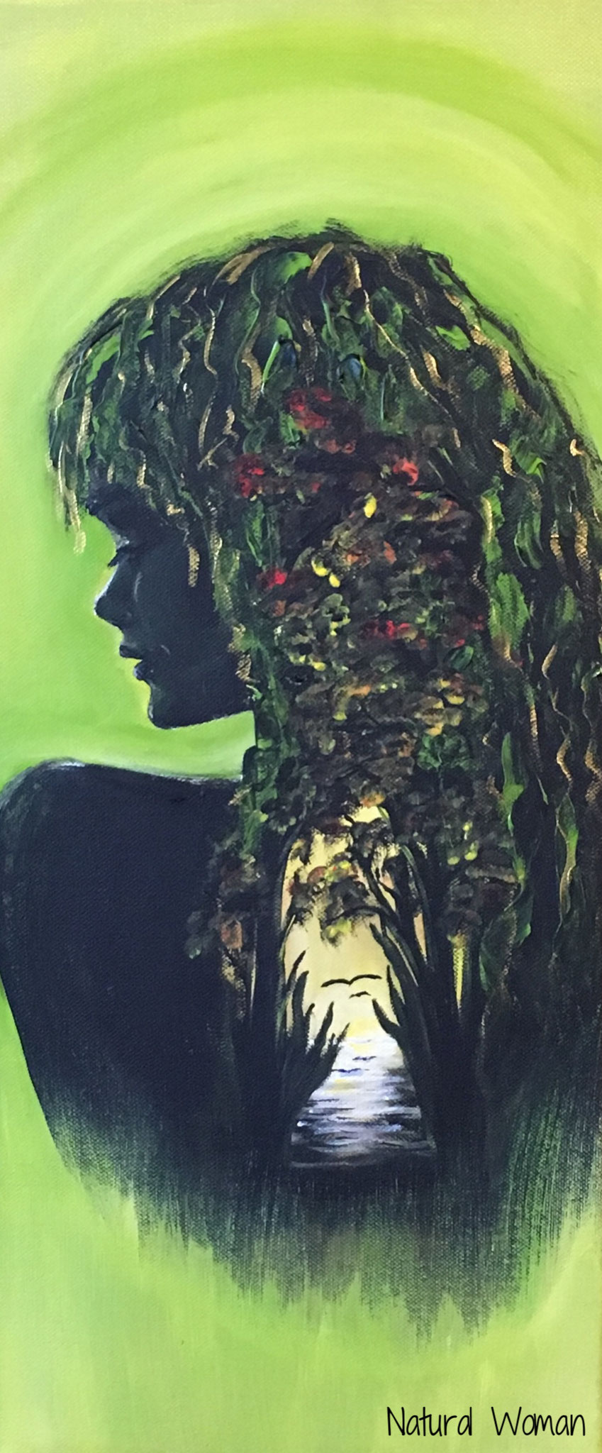 Natural Woman (20 x 60 / Acryl)