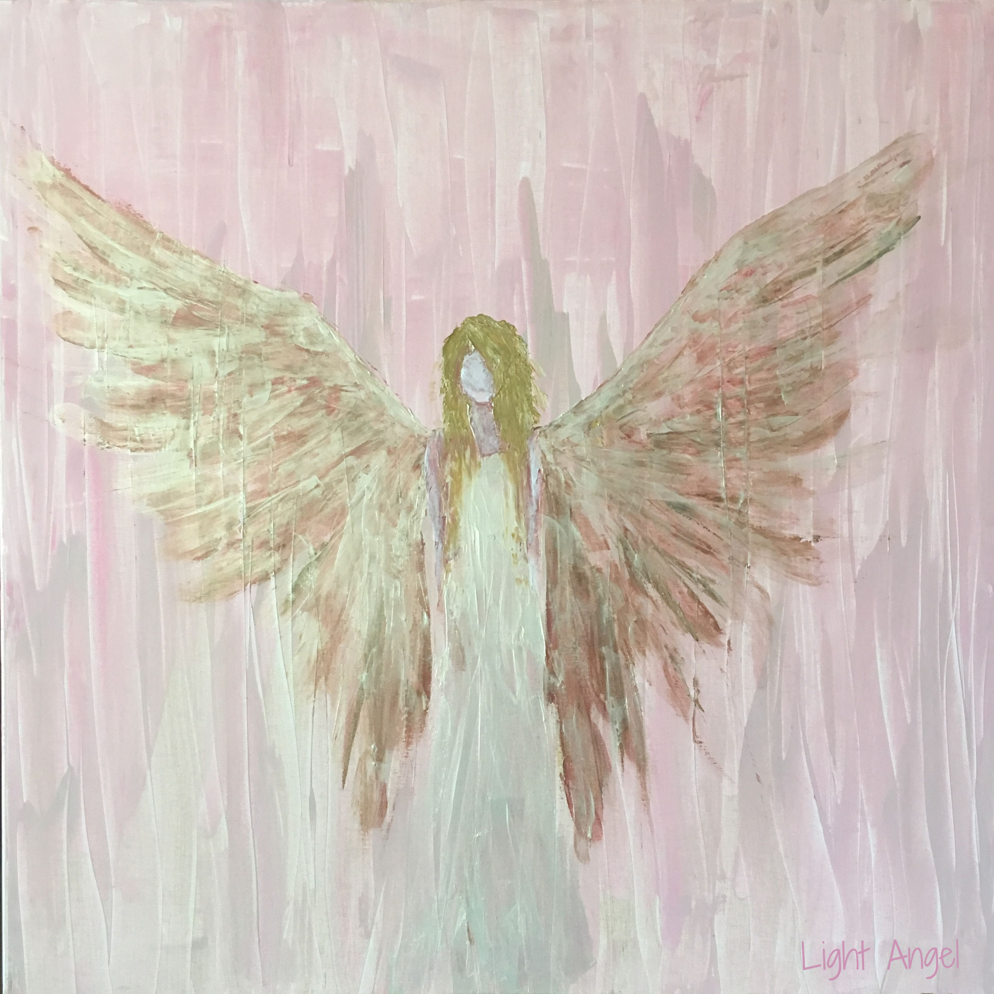 Light Angel (Acryl, 90x90)