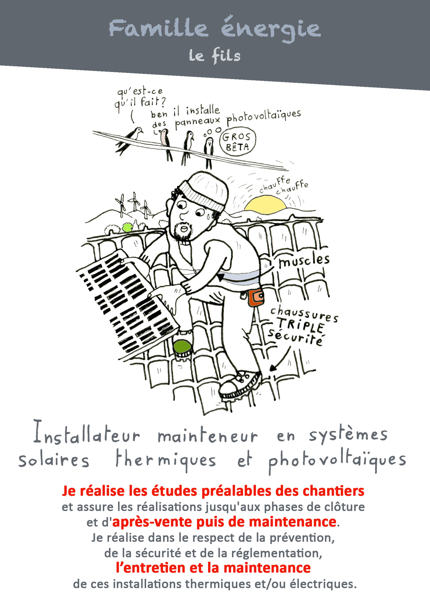 Une des cartes de la famille "Energie"