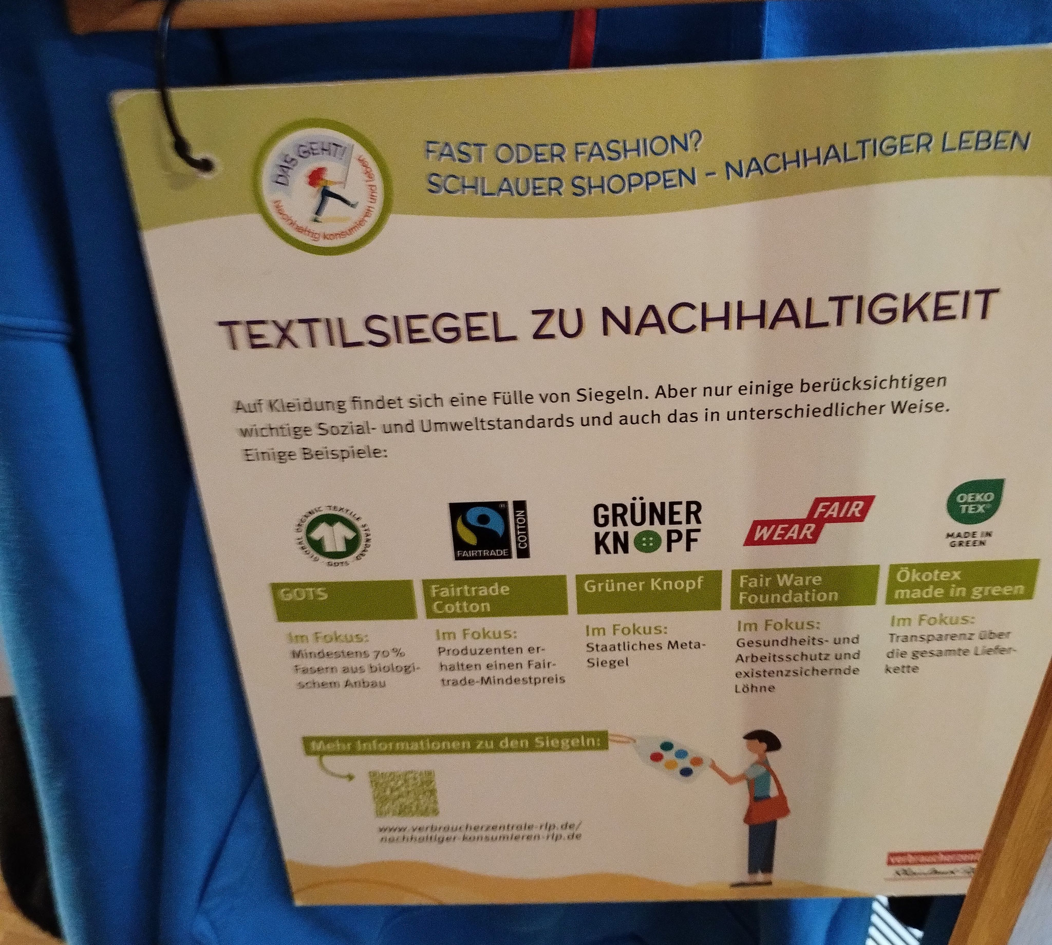 Auswahl nachhaltiger Textilsiegel