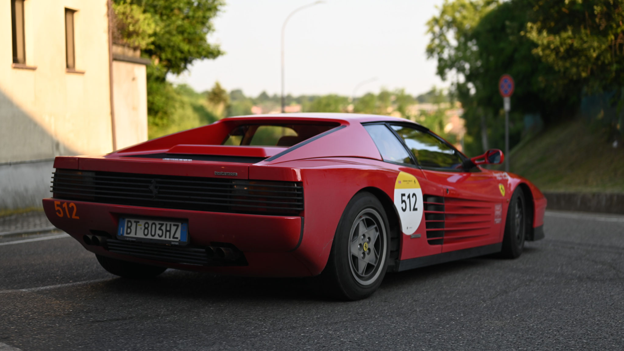 Ferrari testarossa - BT803HZ (ITA)