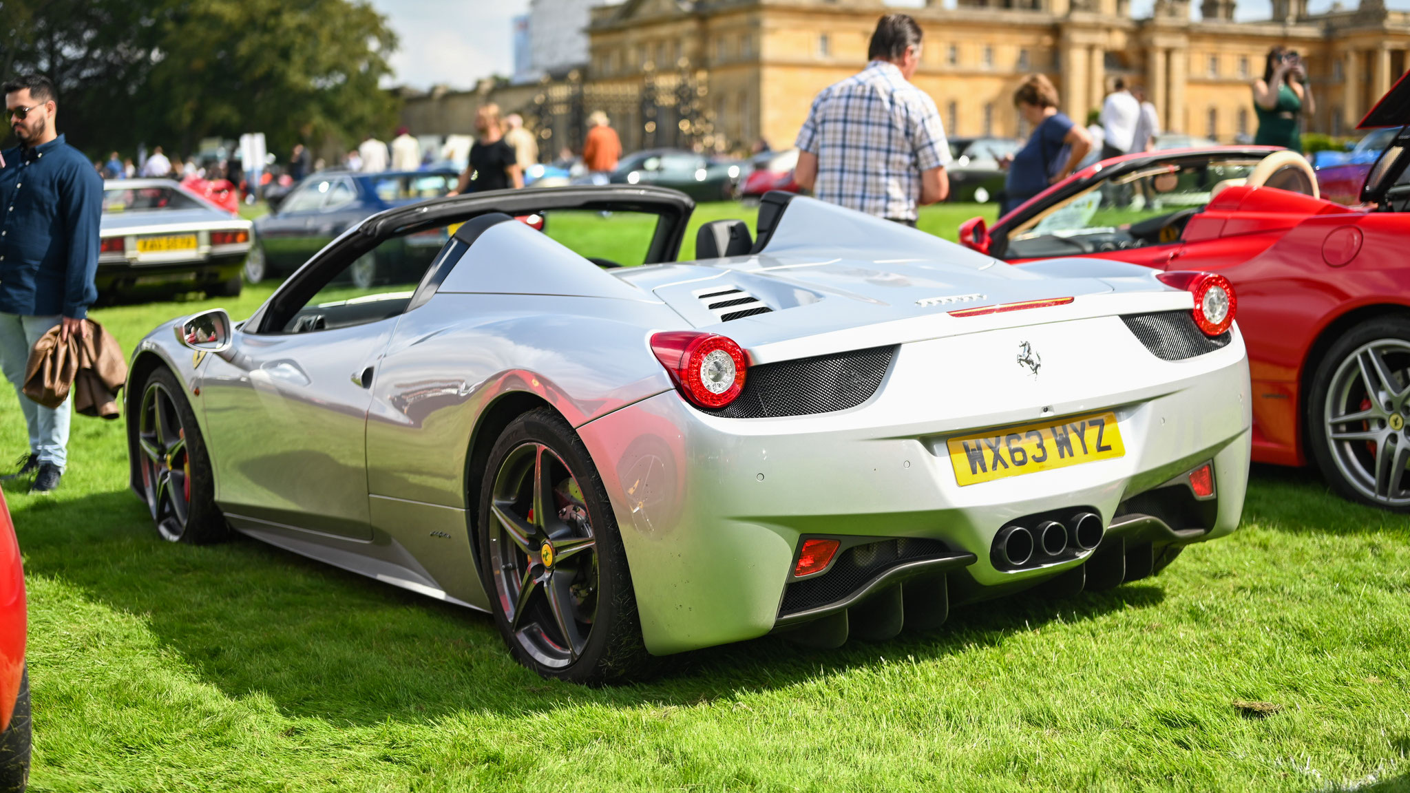 Ferrari 458 Spider - WX63WYZ (GB)