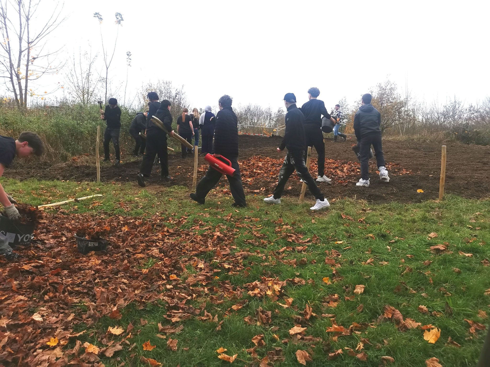 14.11.  Dank einer tollen Truppe des Team Orange der Gesamtschule