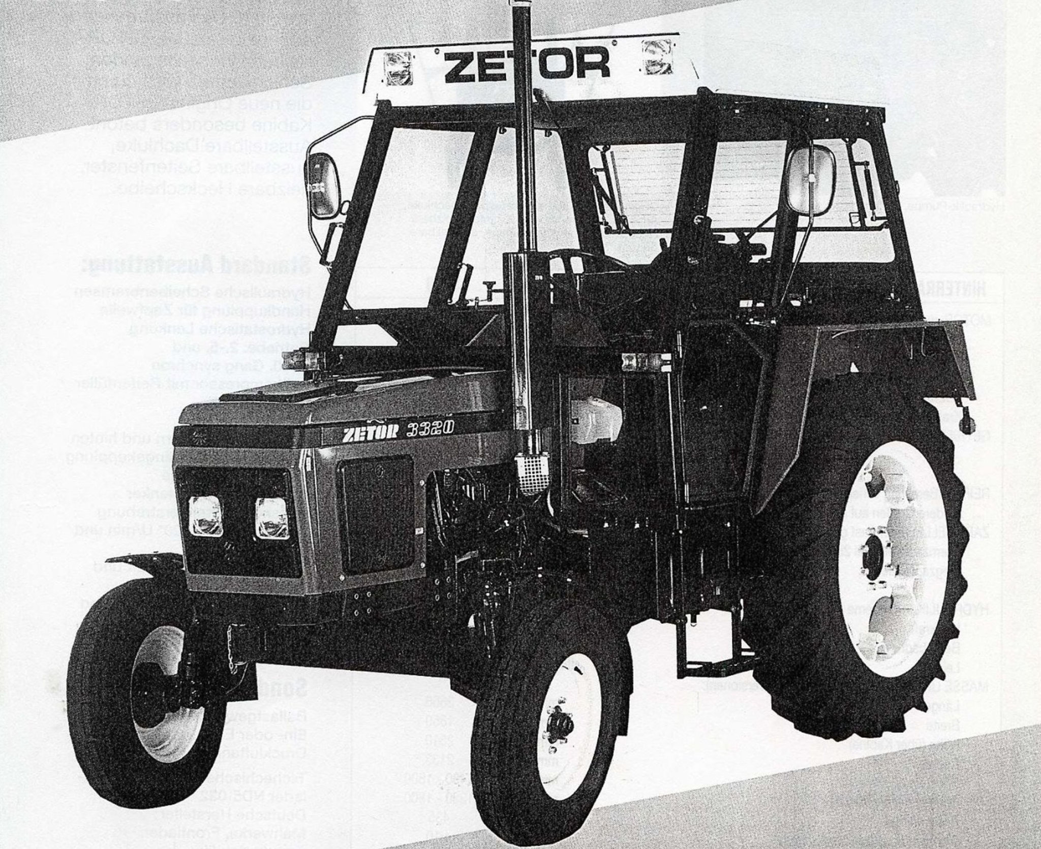 Zetor 3320 Traktor (Quelle: Hersteller)