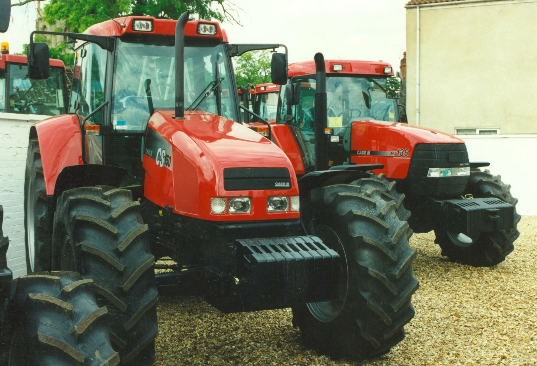 Case IH CS150 und Maxxum MX135 Traktoren (Quelle: Classic Tractor Magazine)
