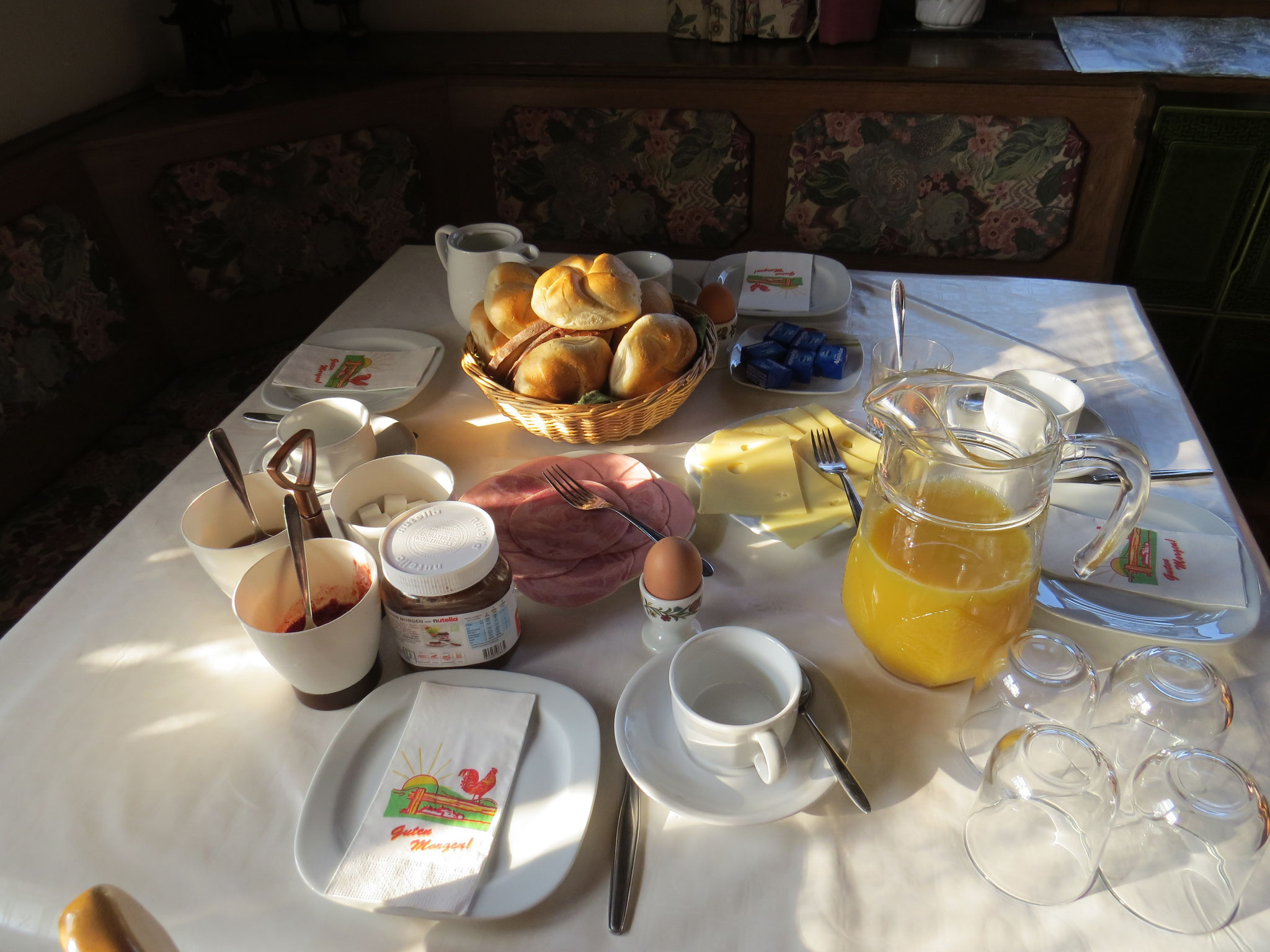 Frühstück, Biohof Haus Wieser, Abtenau, Salzburg Land