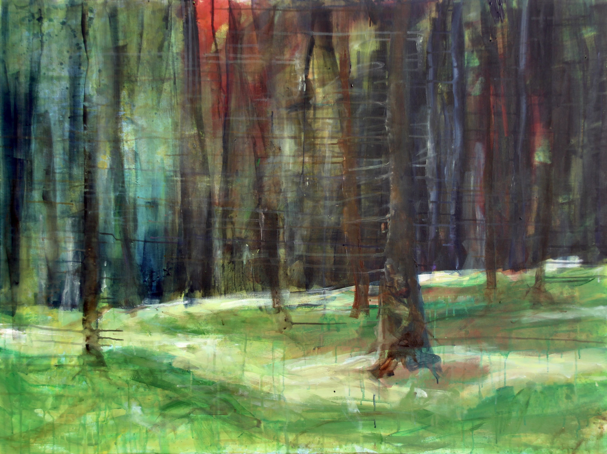  the spell of colours, Acryl auf Canvas  90 x 120 cm, 2024 