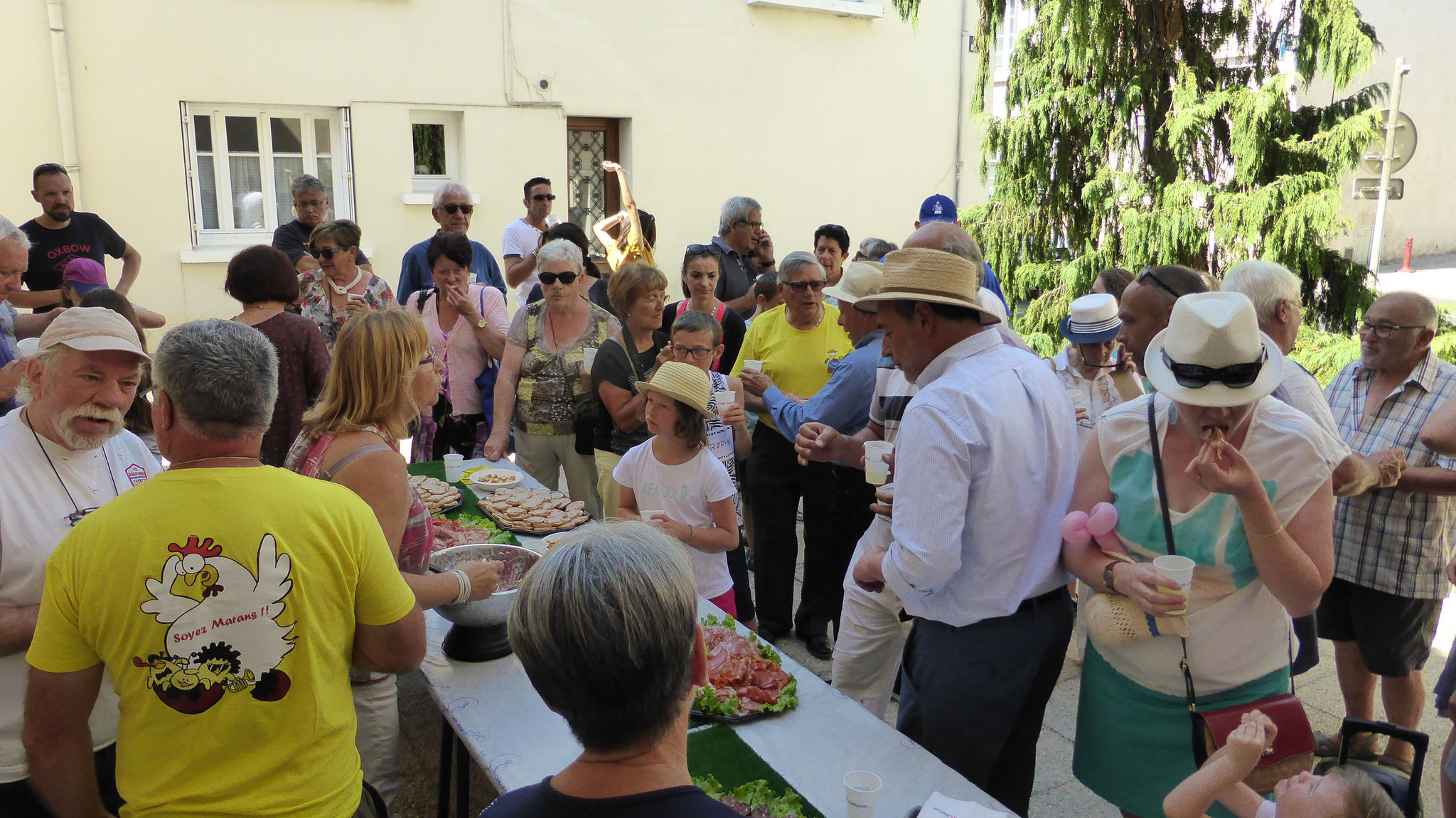 Le buffet qui a eu beaucoup de succès