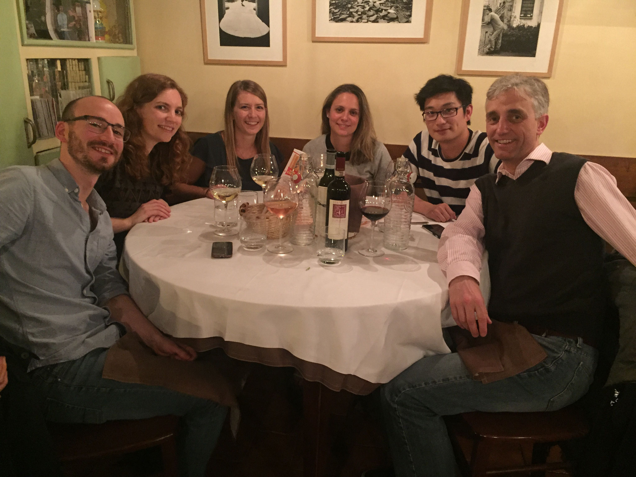 Team in 2018 at a conference dinner in Rome