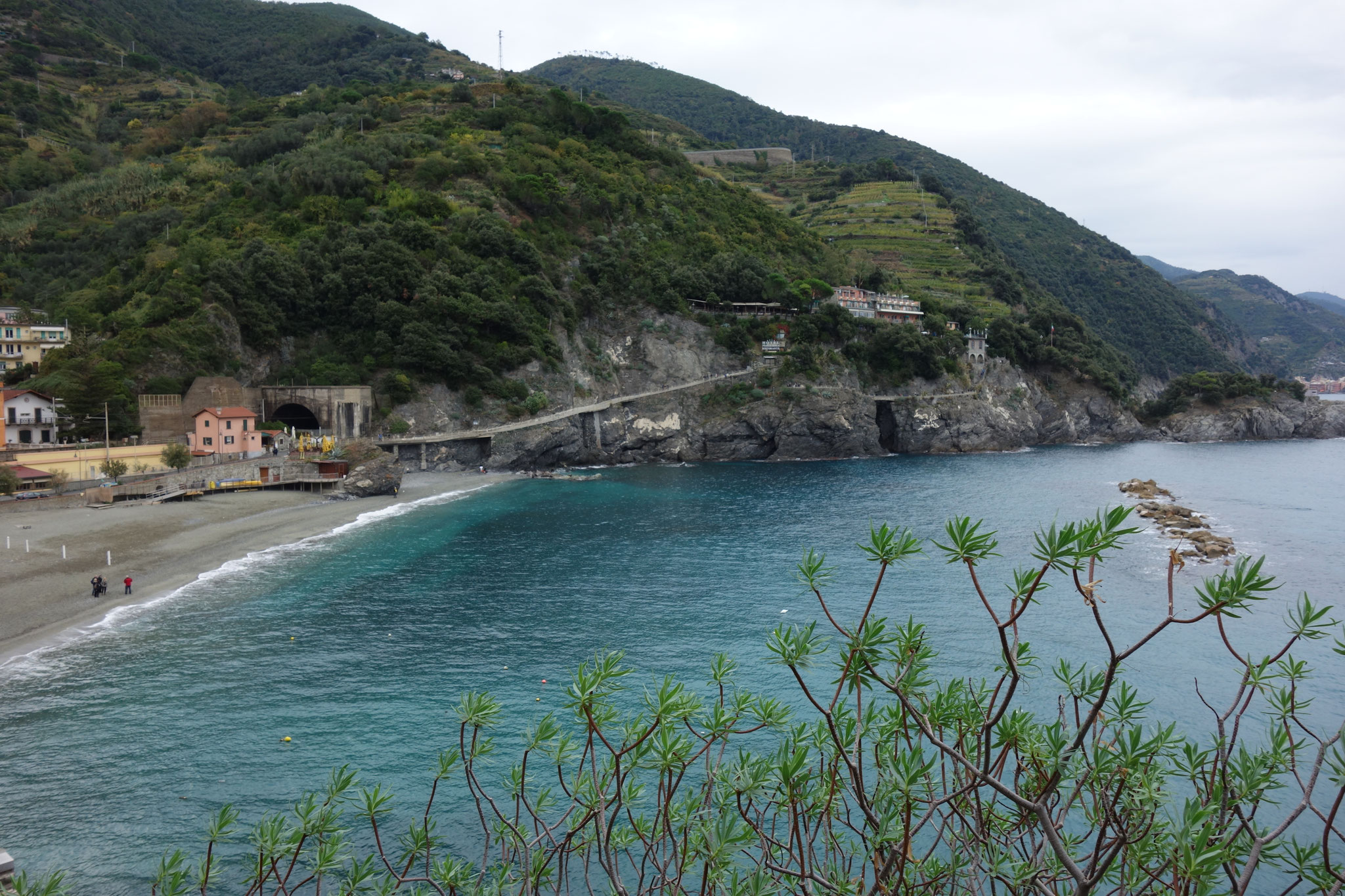 Monterosso al Mare - das einzige der 5 Dörfer, das einen richtigen Strand hat