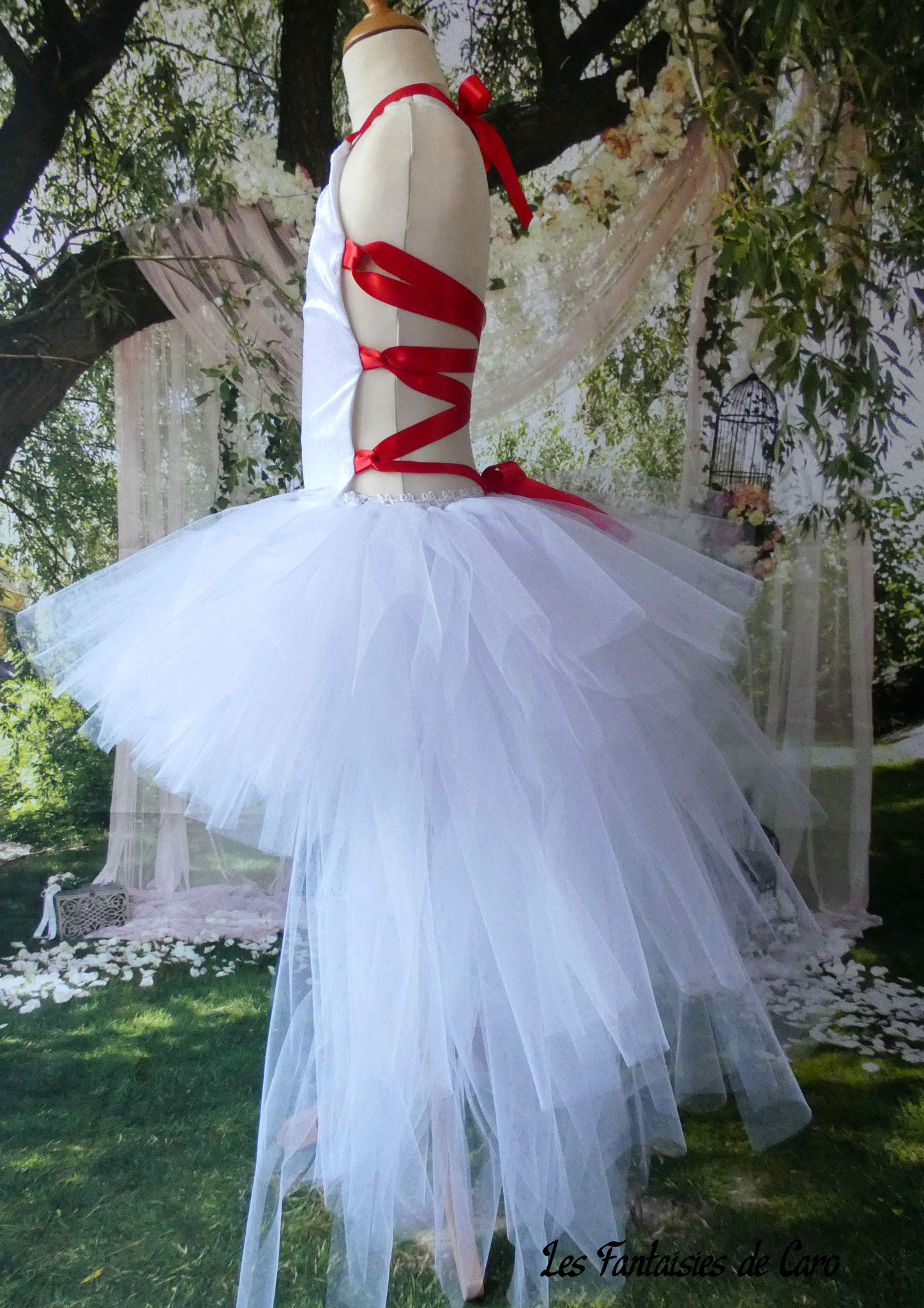 Robe tutu blanche sale