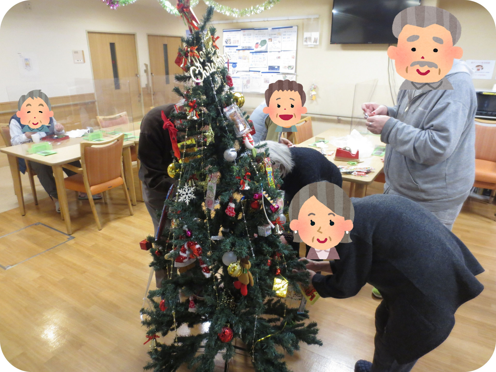 クリスマス会準備