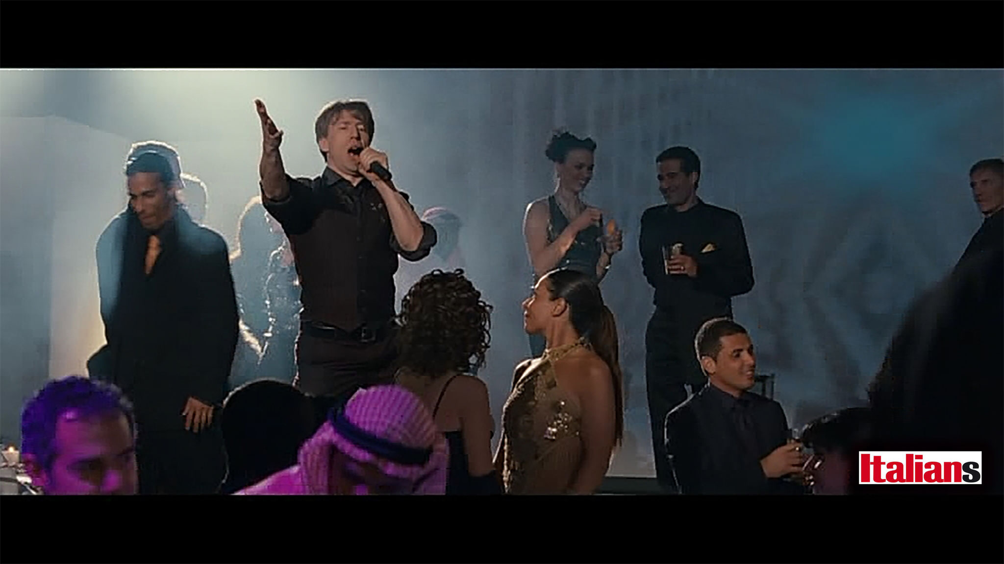 Ottaviano Blitch — nel film Italians di Giovanni Veronesi, con Carlo Verdone, Sergio Castellitto e Riccardo Scamarcio, interpretazione cinematografica, actor and performer, Italians 2009 film by Giovanni Veronesi, feature film scene, Italian cinema 