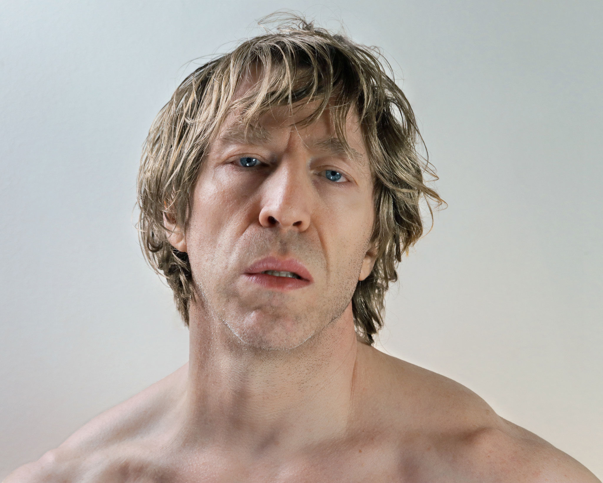 Ottaviano Blitch — shirtless portrait, cinematic portrait of the Italian British actor, intense close-up, attore italiano inglese — 03