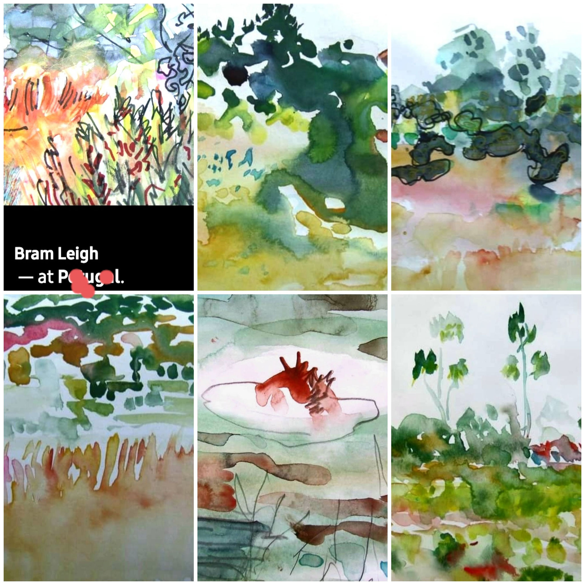 Portugal and Mallorca water colour Project (2000 onwards)