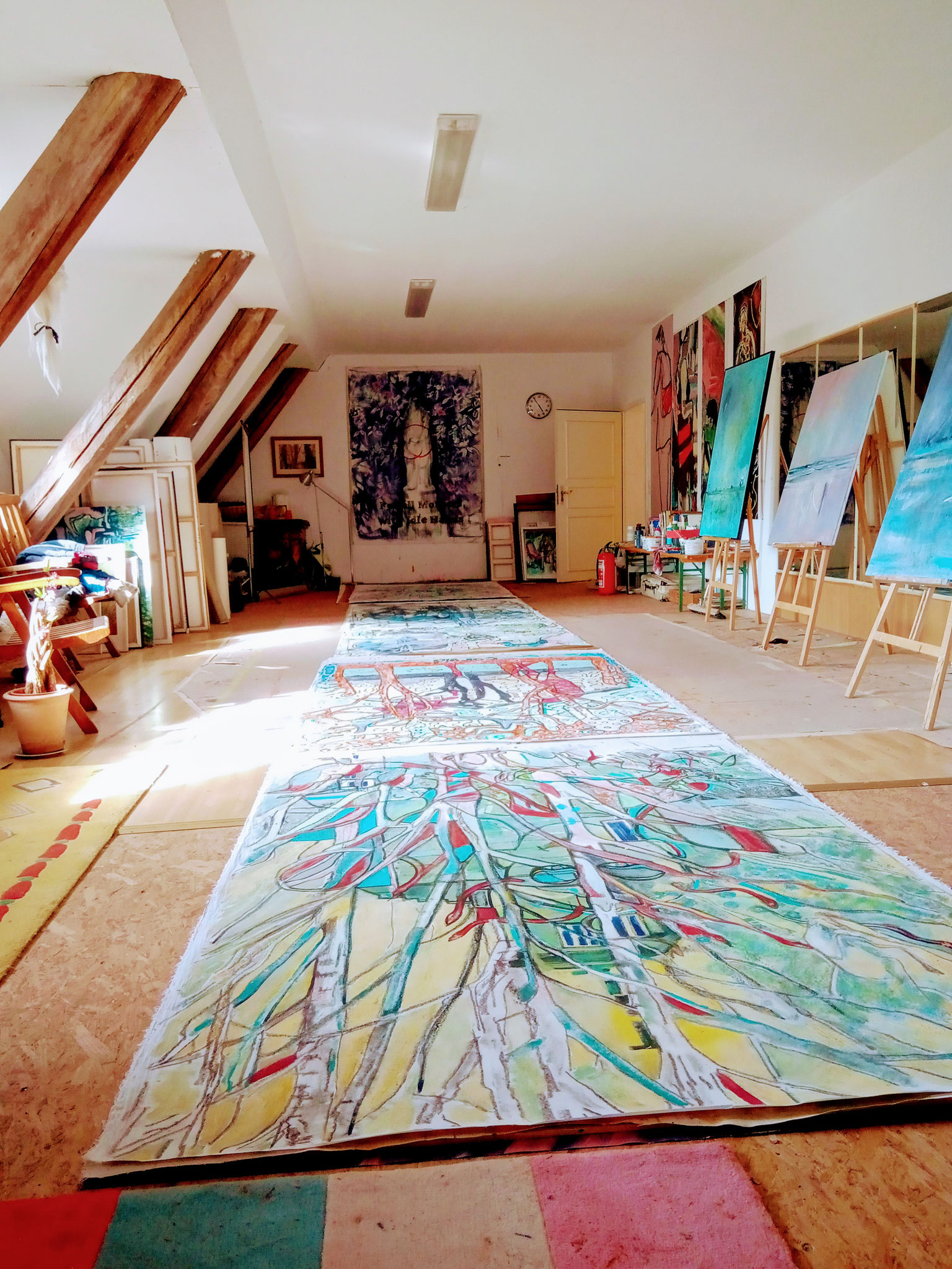 Art studio, Vierlande, Hamburg.