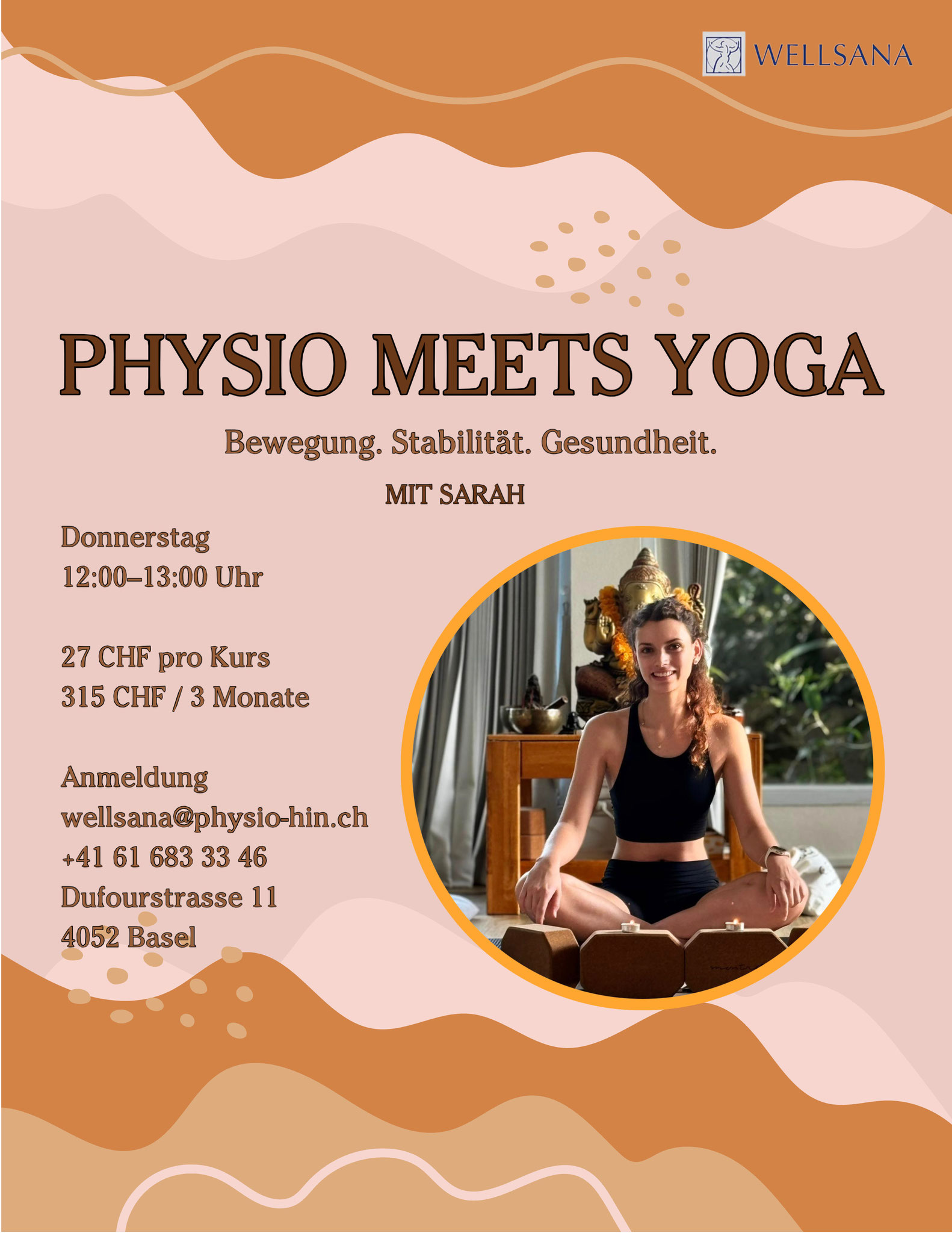Yoga meets Physio mit Sarah...jetzt anmelden!