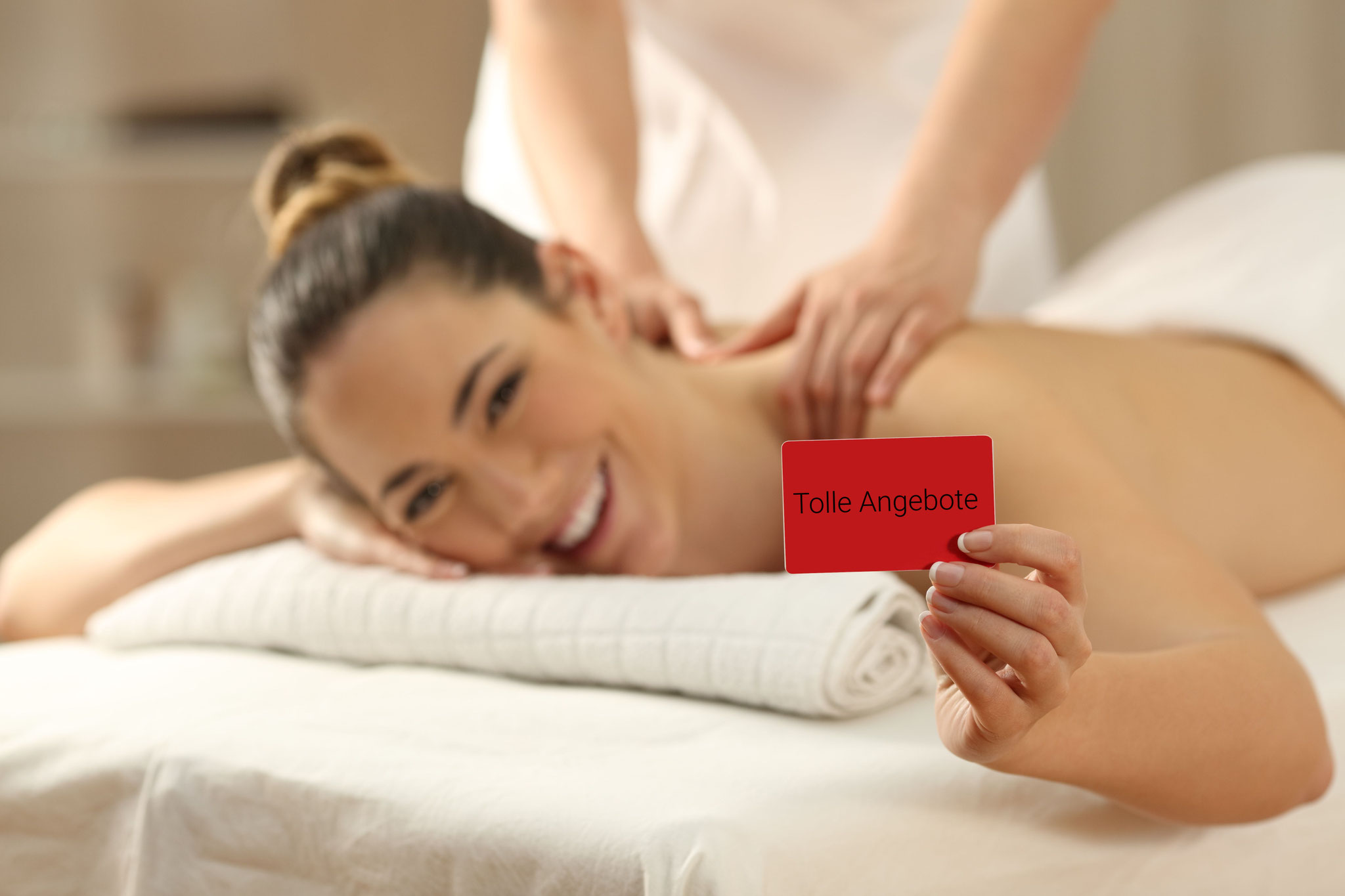 tolles Kennenlernangebot für Physiotherapie / Massage