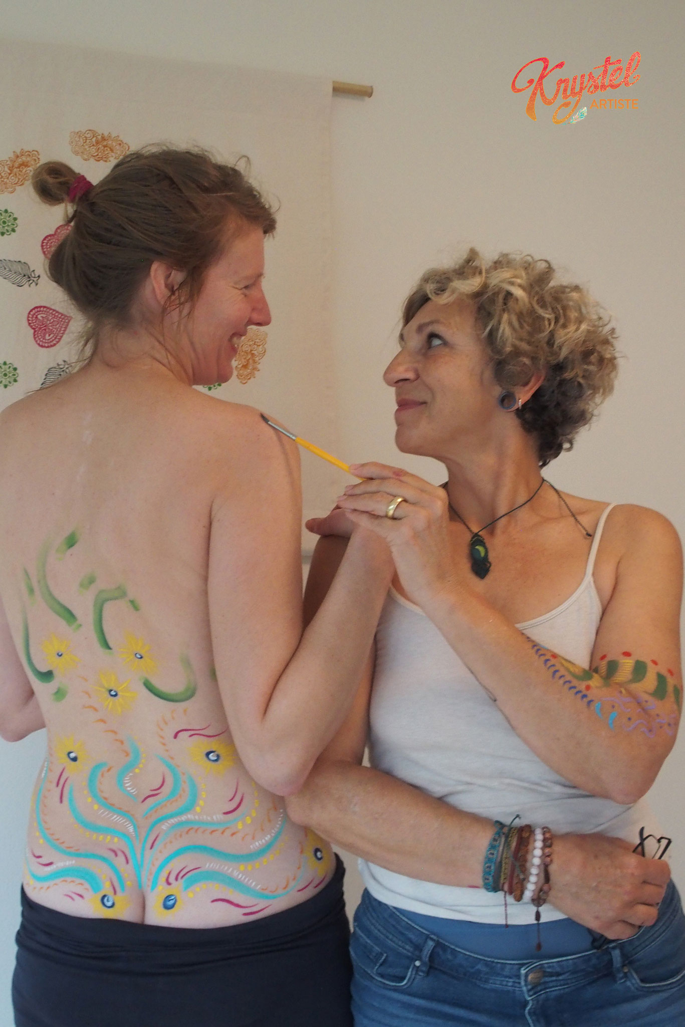 rituel body painting femmes