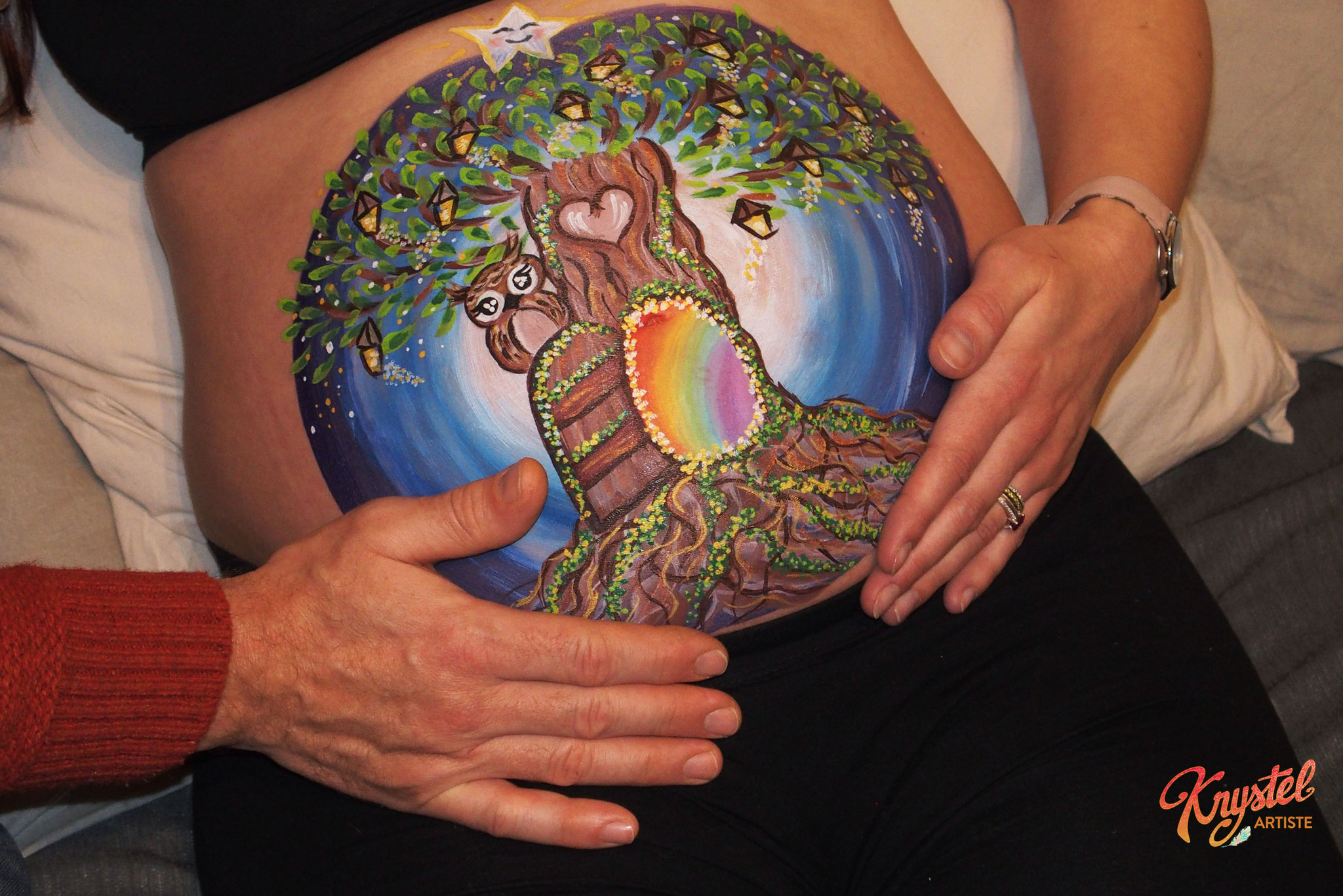 art prénatal, séance naître à toi