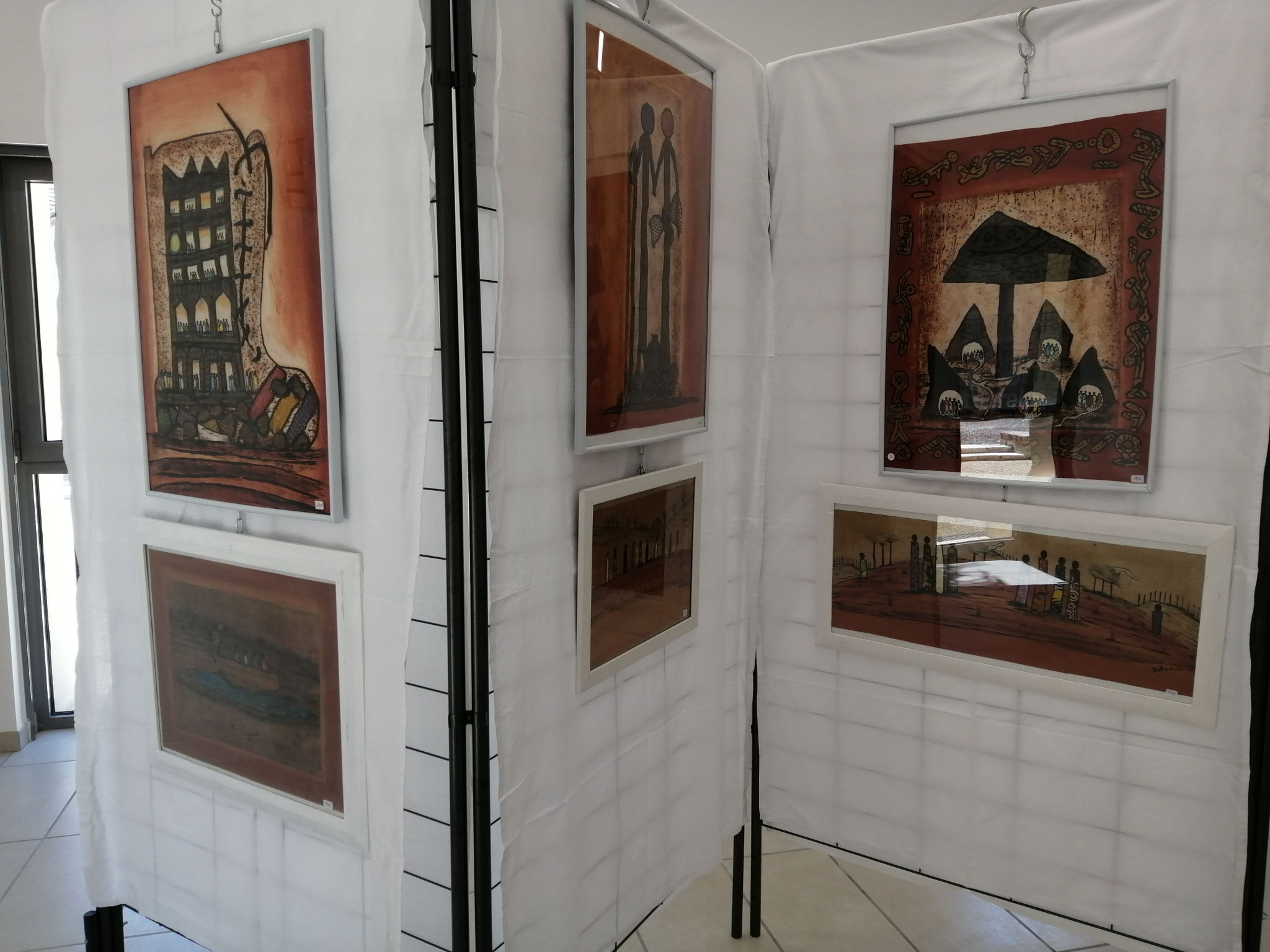 2019 - 24 Monbazillac - Maison du Parc - avec Claude Germain, Camille Colher, ARTNO et Aliou Bolly