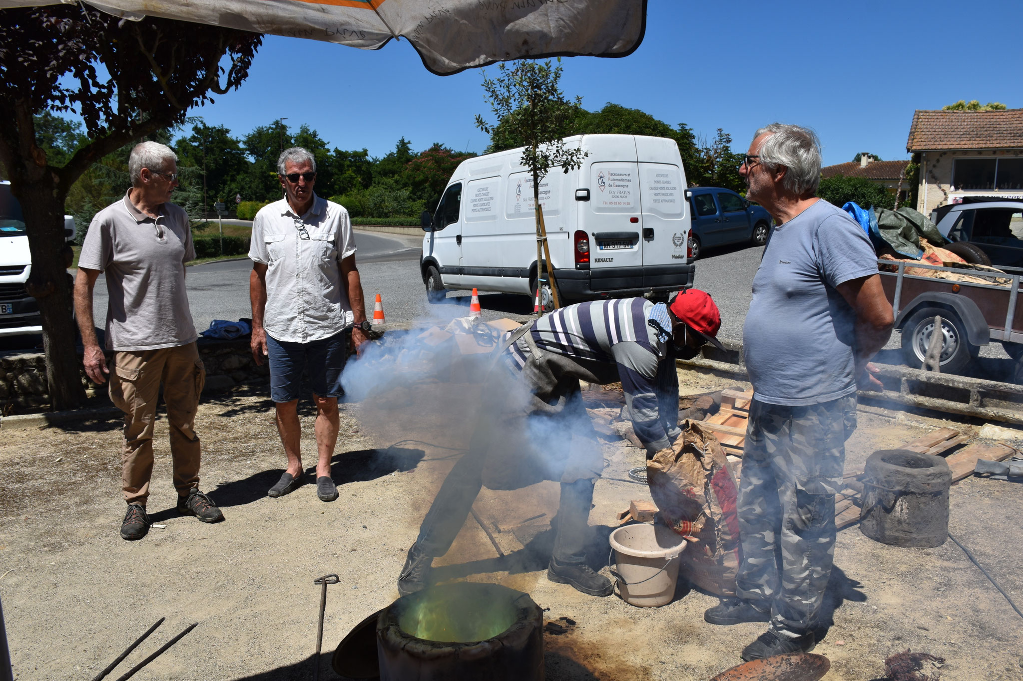 2022 - 32 Pessan - Atelier bronze - avec l'atelier incandescence 