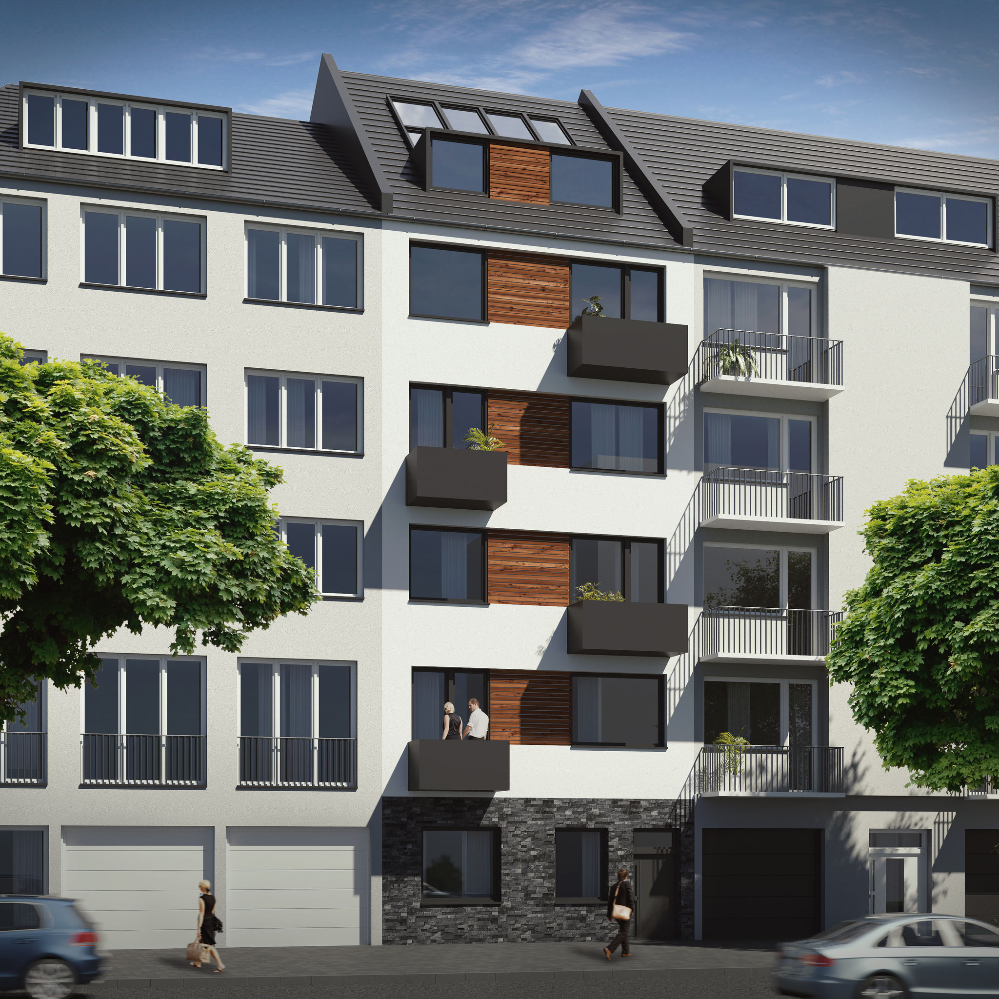 Neubauprojekt in Düsseldorf Friedrichstadt, Sanierung von 6 Eigentumswohnungen