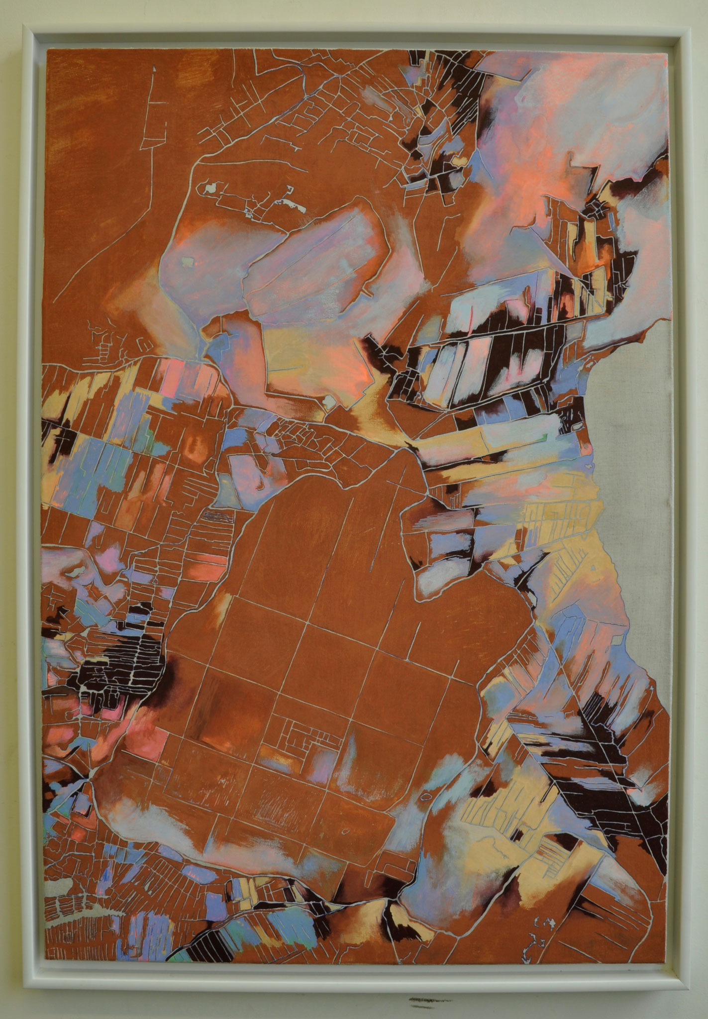 De Beemster, 65 x 95 cm incl witte lijst
