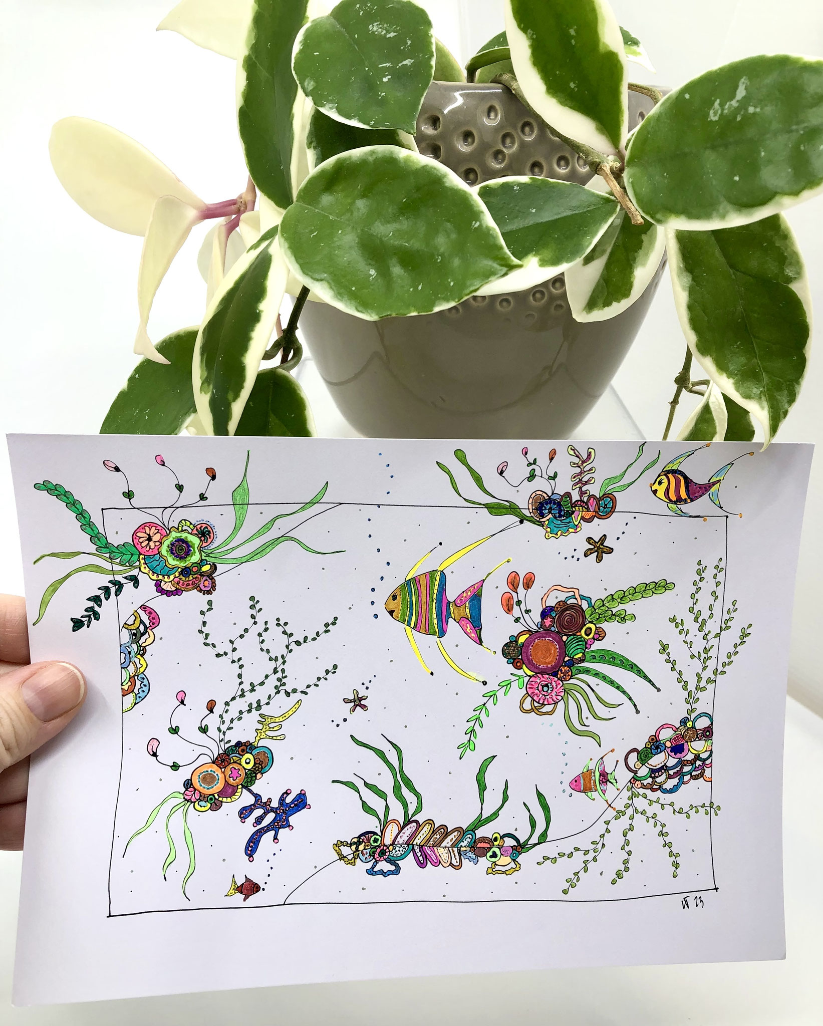 «Under the Sea», Zentangle Artwork Collection, Nr. 2/4, USD 2'222