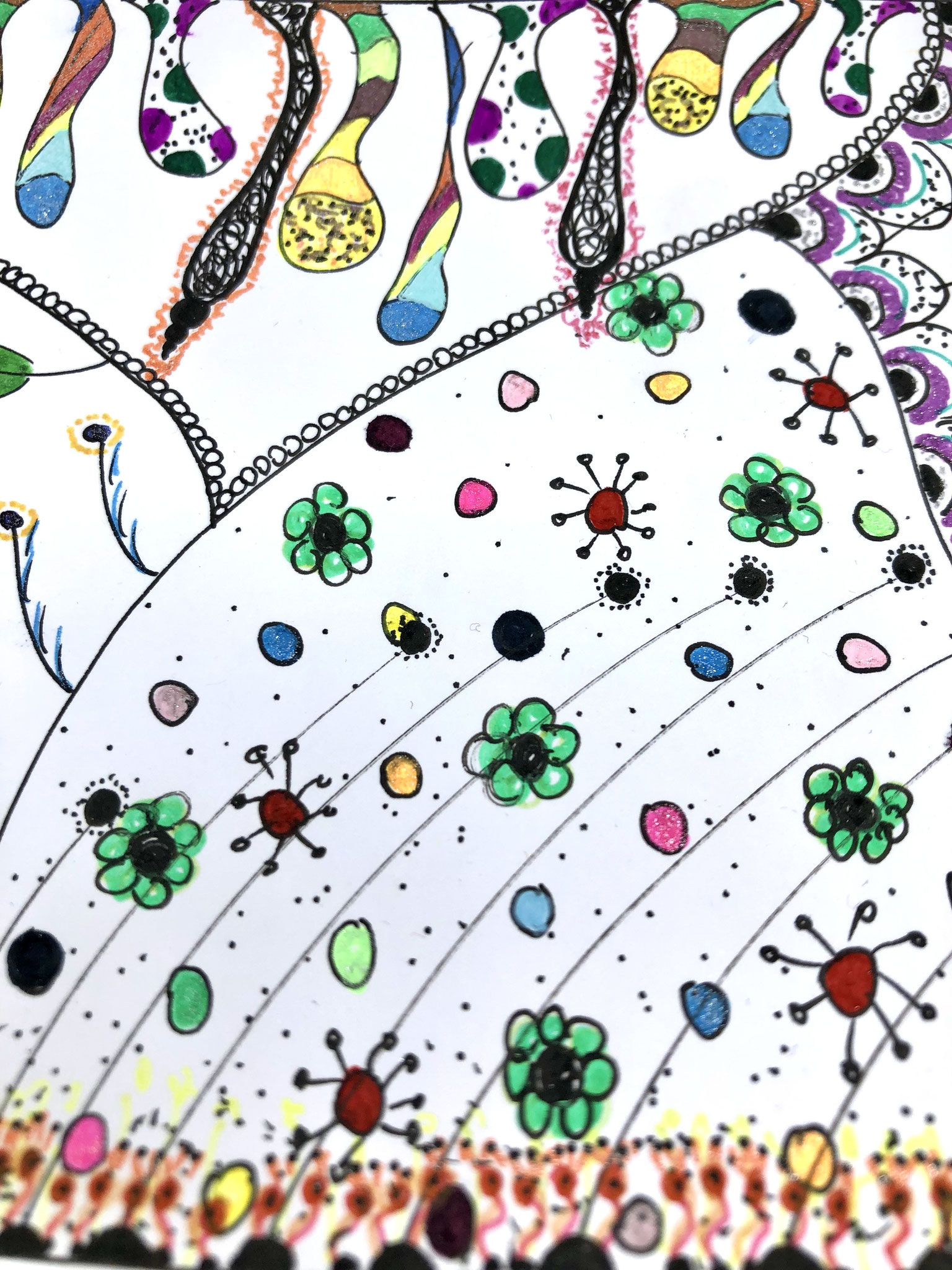 «The Depths of Existence», Zentangle Artwork Collection, Nr. 1/3, USD 2'222