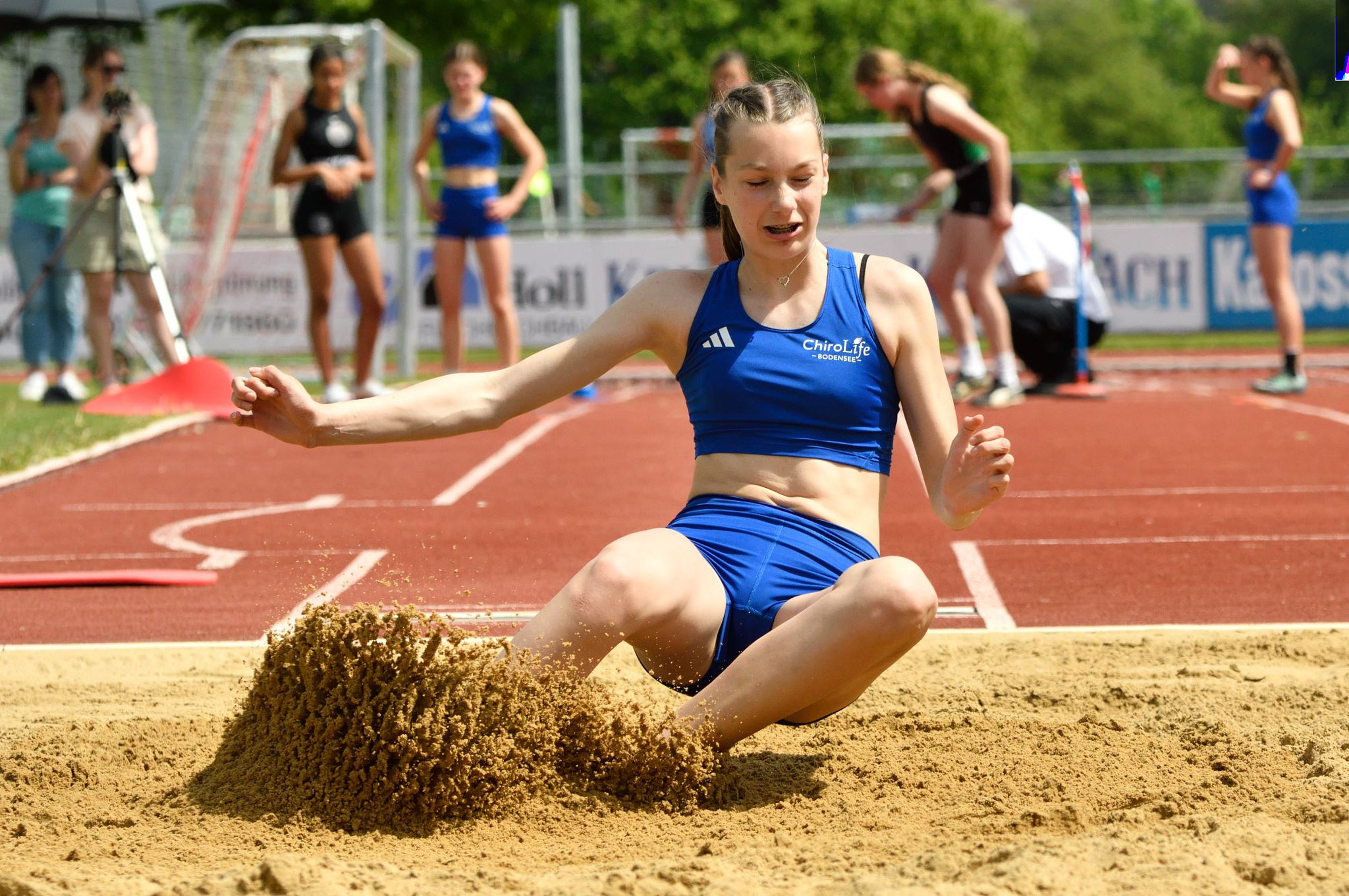 Jana beim Weitsprung