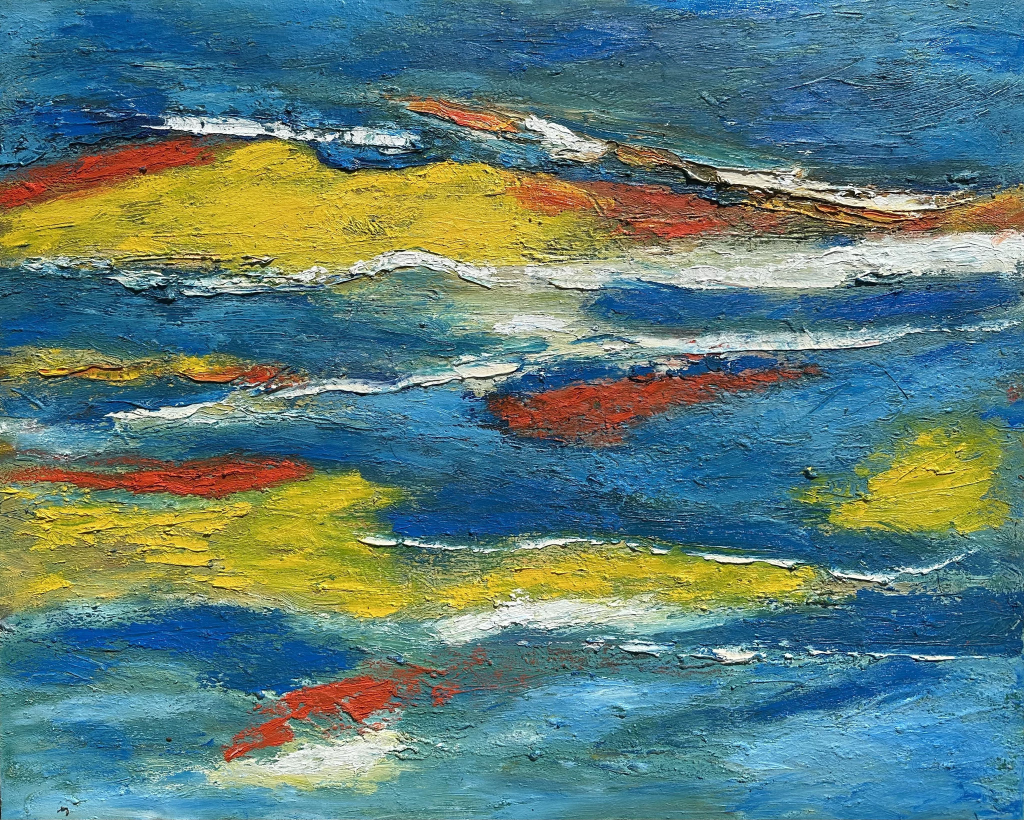 "Waves"  80 x 100  (261)  330 € / 2017