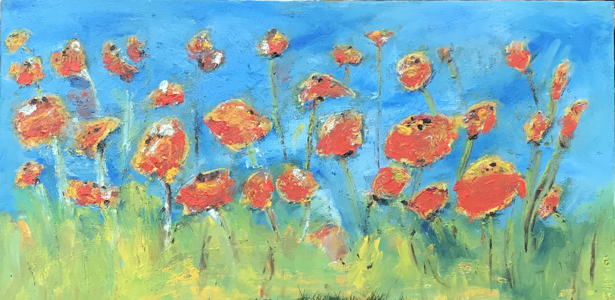 "Moonflowers"   50 x 100  (315)  440  / 2022