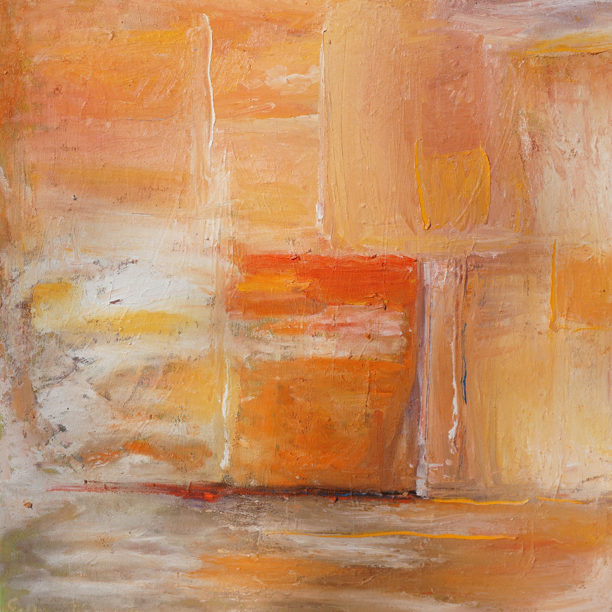 "Orange One"  100 x 100 (203) (sold) / 2014