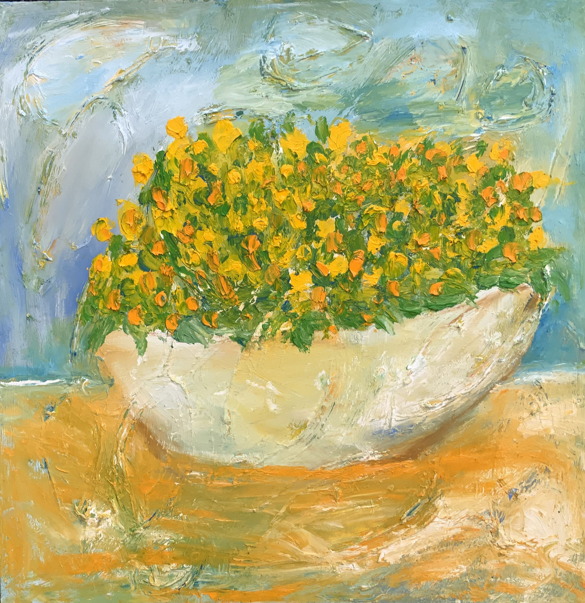 "Standing in Light" 80 x 80  (347)   550 €   / 2022