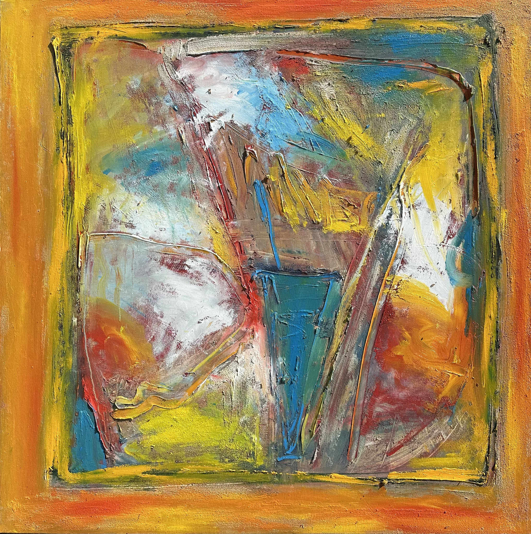 "Sail and drink" 100 x 100  (370)   660 €  /2025