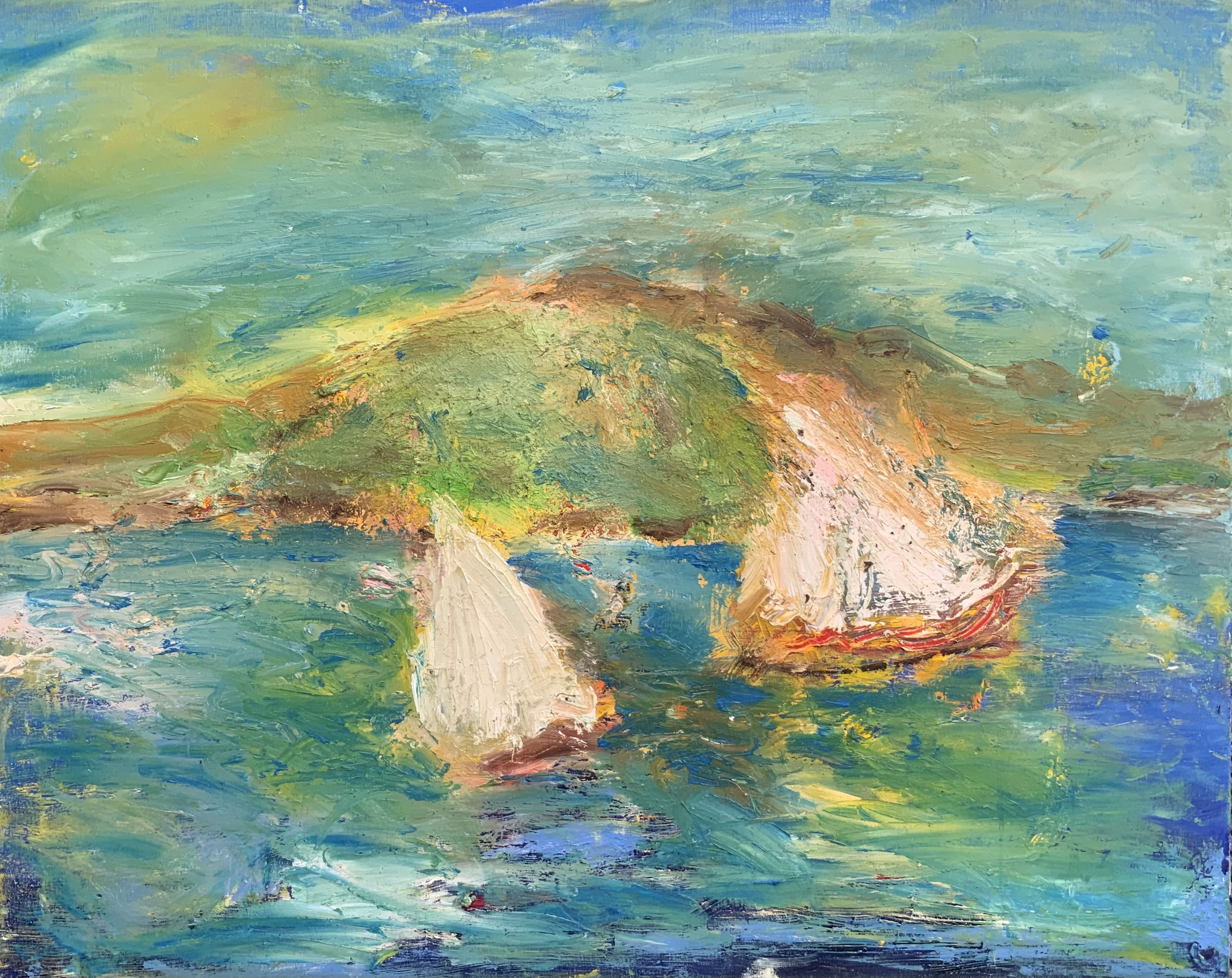 "Dancing With the Wind (Lago di Garda)"  100 x 80 (348)  440 € / 2022