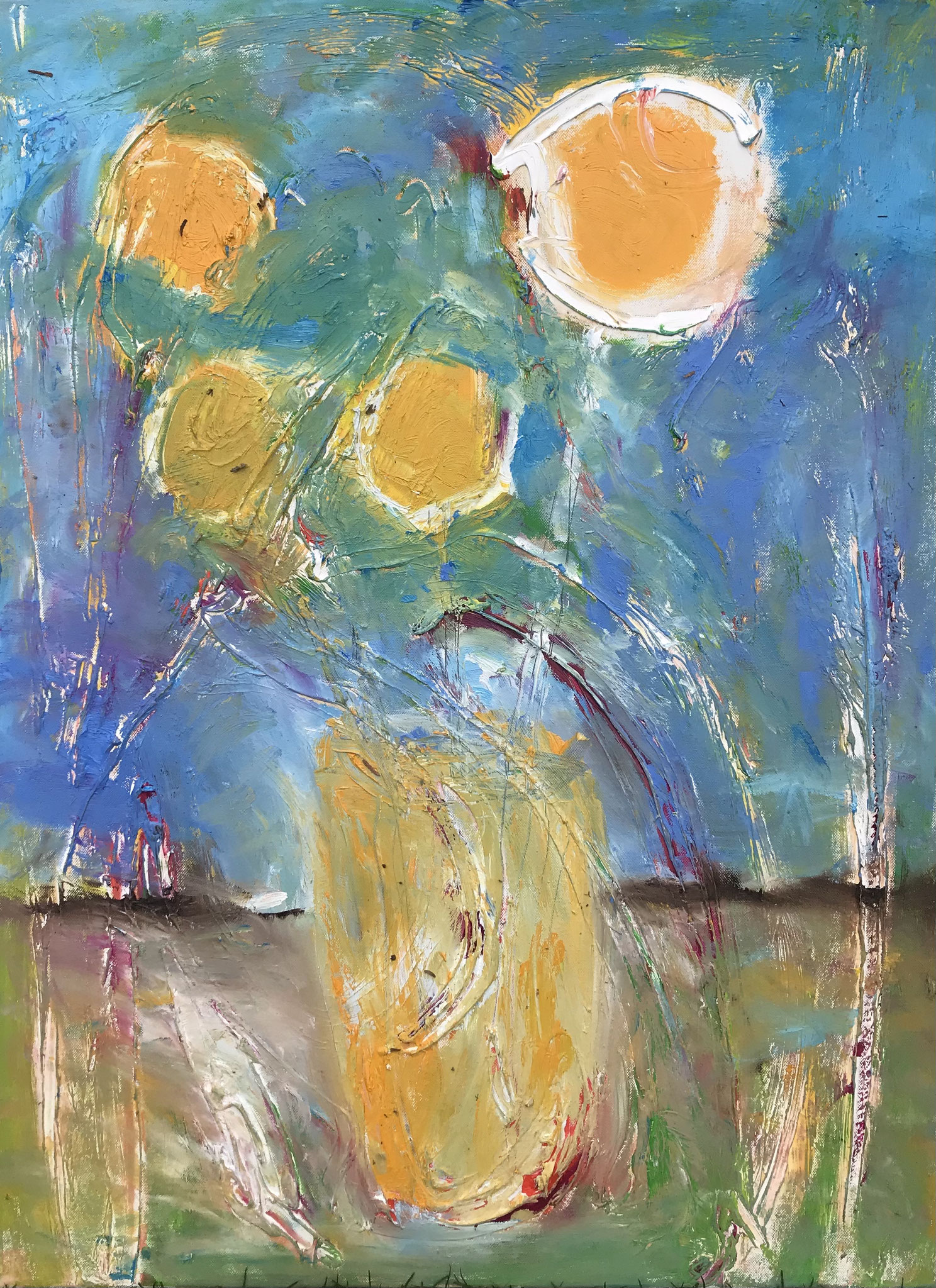"The Room Listens"  60 x 80 (326)  390 € /2021