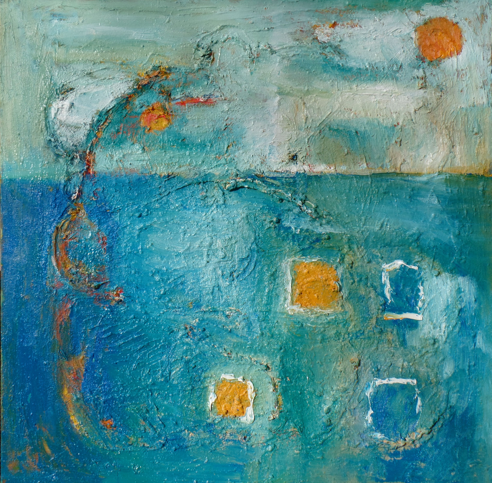 "Abstract with Squares"  100 x 100 (211)  (sold) / 2015
