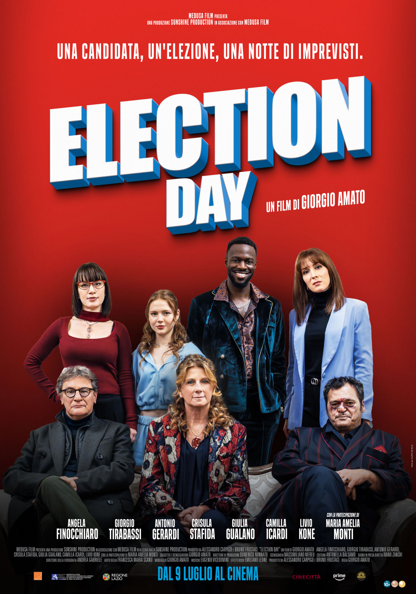ELECTION DAY  Prima Nazionale giovedì 9, venerdì 10, sabato 11: ore 21:00 domenica 12: ore 18:30 – 21:00 sabato 18: ore 18:30 #electionday