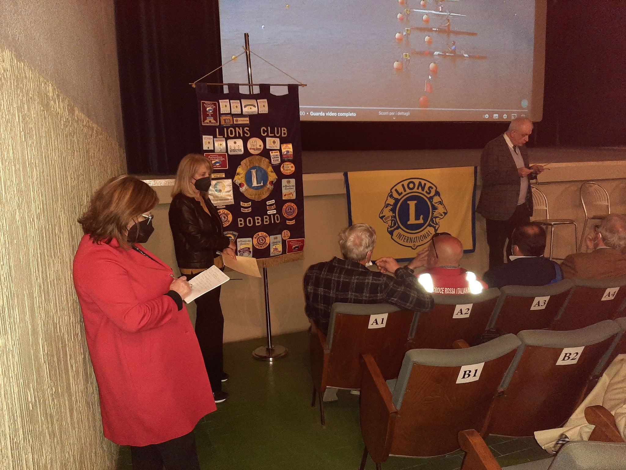 Bobbio 30 aprile 2022  Incontro degli atleti paralimpici con gli studenti dell’Istituto Omnicomprensivo di Bobbio