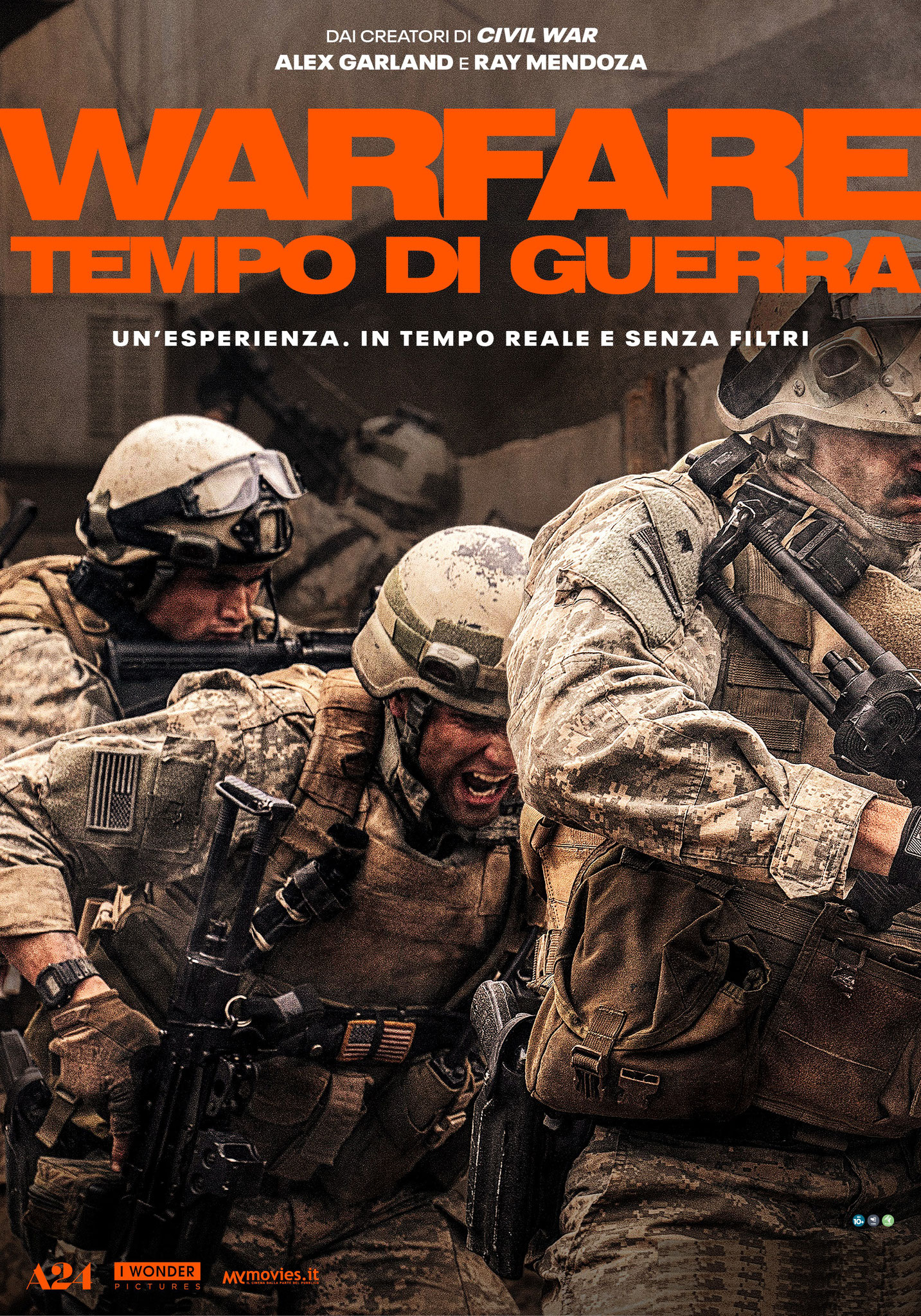 WARFARE - TEMPO DI GUERRA Prima Nazionale giovedì 21, sabato 23, lunedì 25, mercoledì 27: ore 21:00 domenica 24, sabato 30: ore 18:30 #WarfareTempoDiGuerra