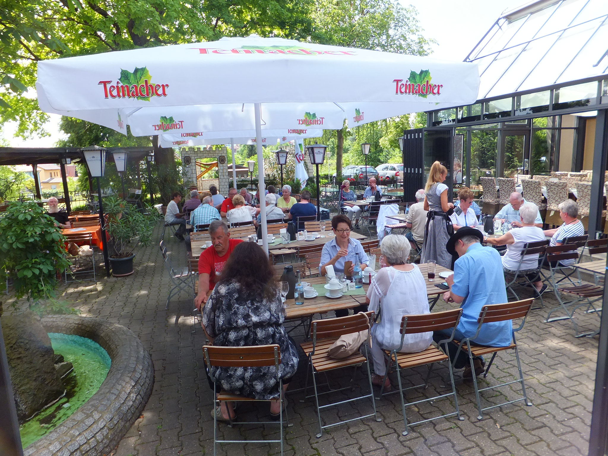 Kaffeetrinken im Hotel Franziskaner