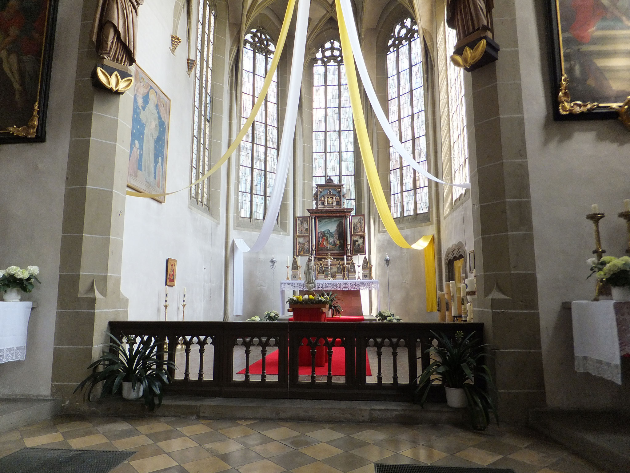 Besuch der Wallfahrtskirche „Maria im Sand“