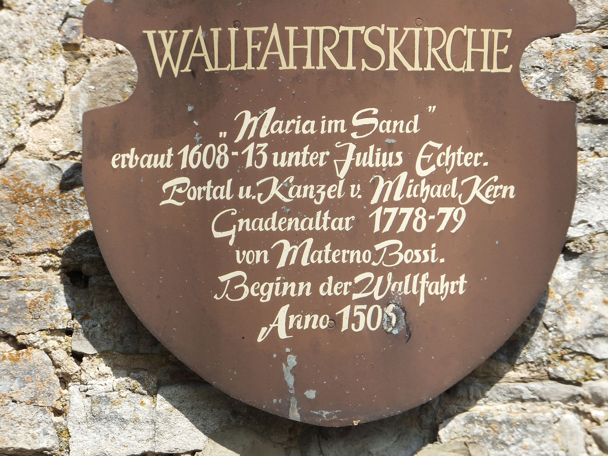 Besuch der Wallfahrtskirche „Maria im Sand“