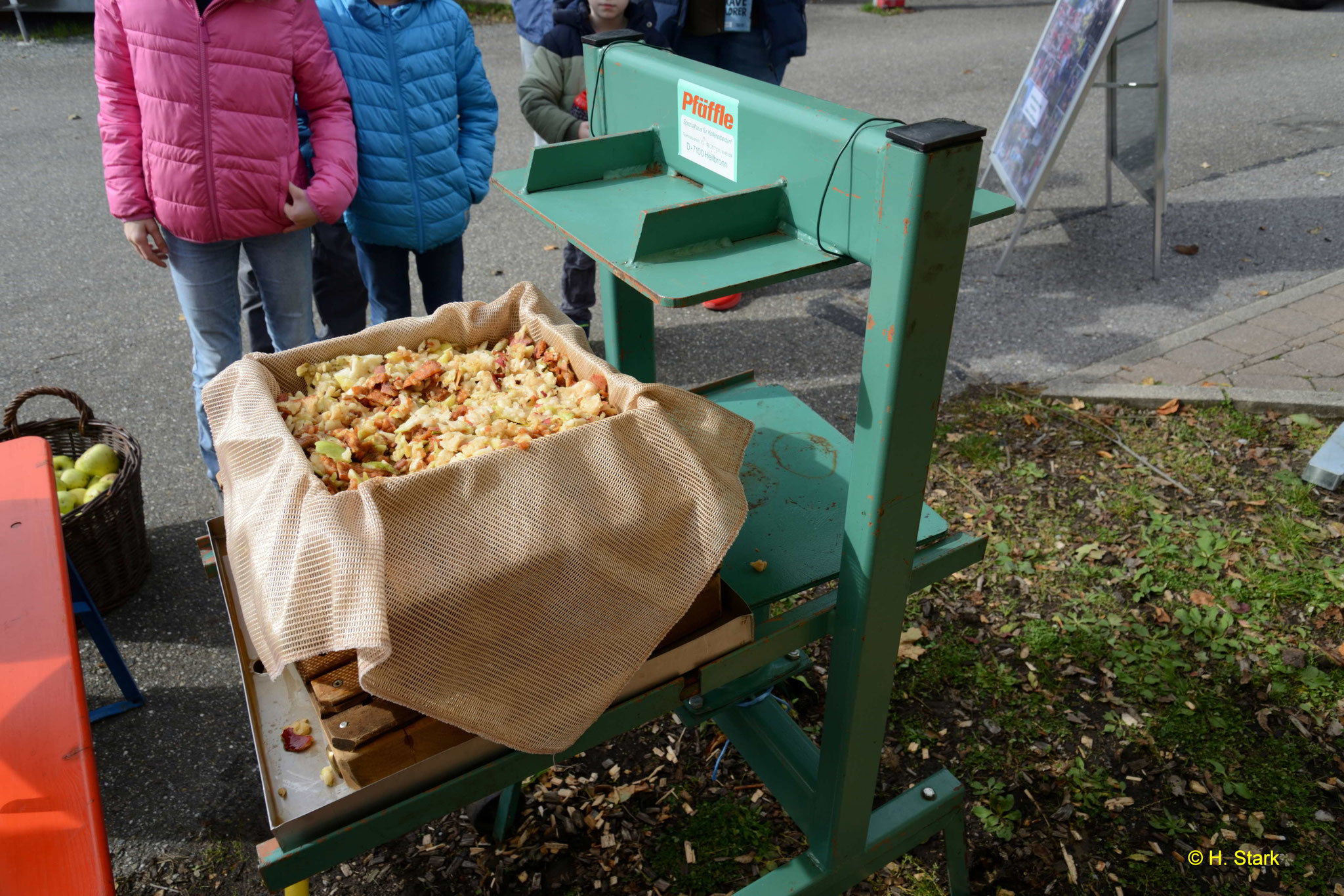 Auffüllen für die Presse